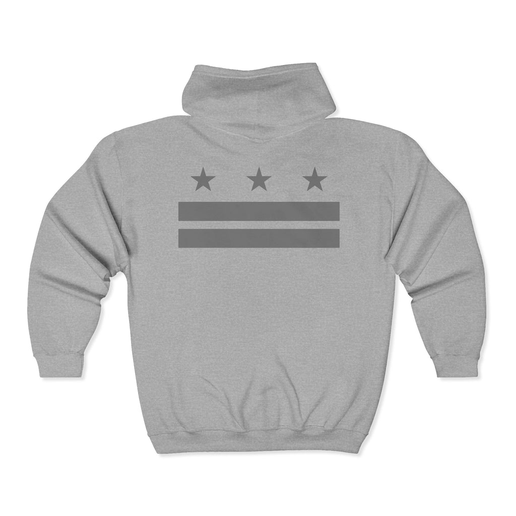 Free DC Flag Hoodie, Muted Protest for Everyday Wear - No Kings