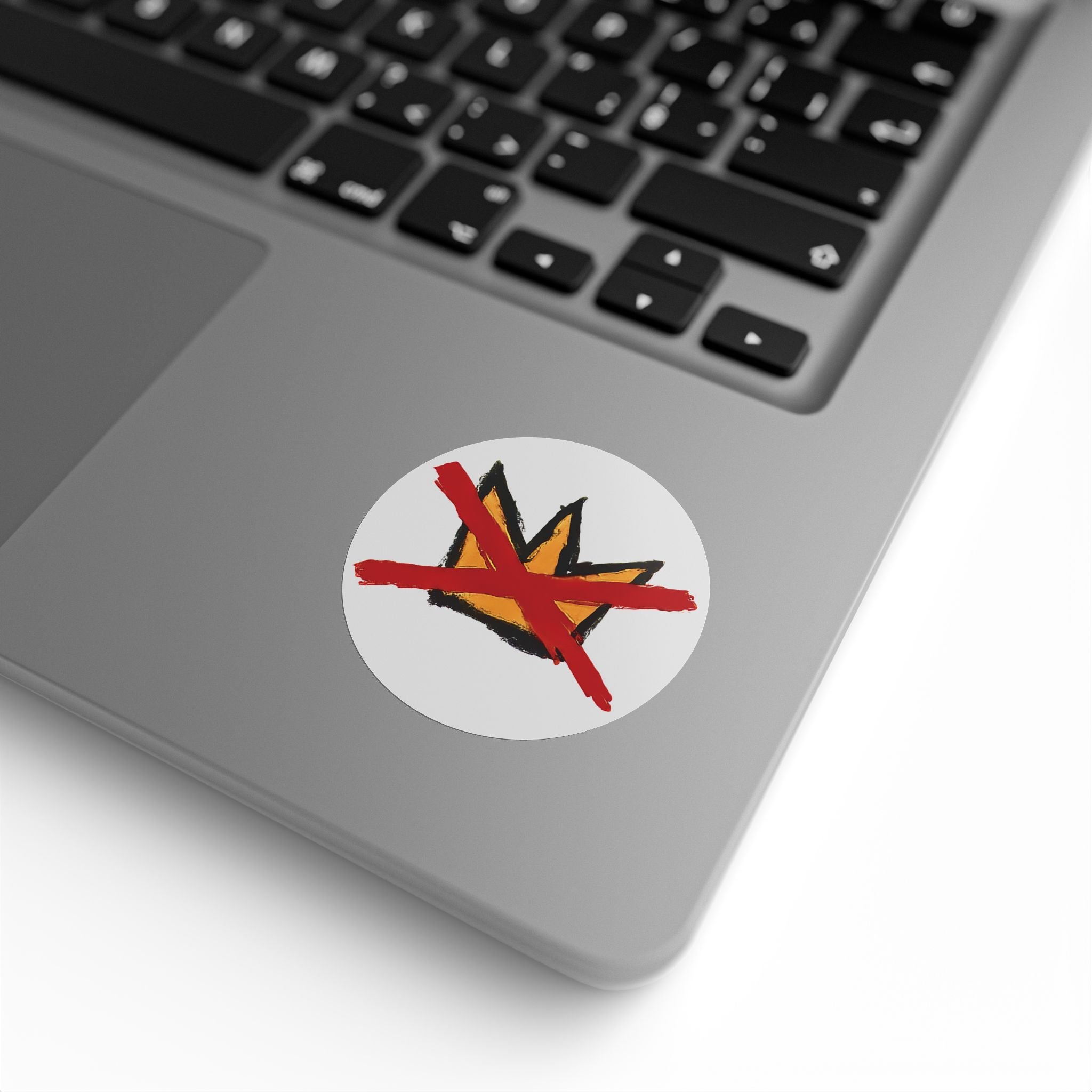 No Kings Hand-Drawn Not AI Independent Artist Protest stickers1