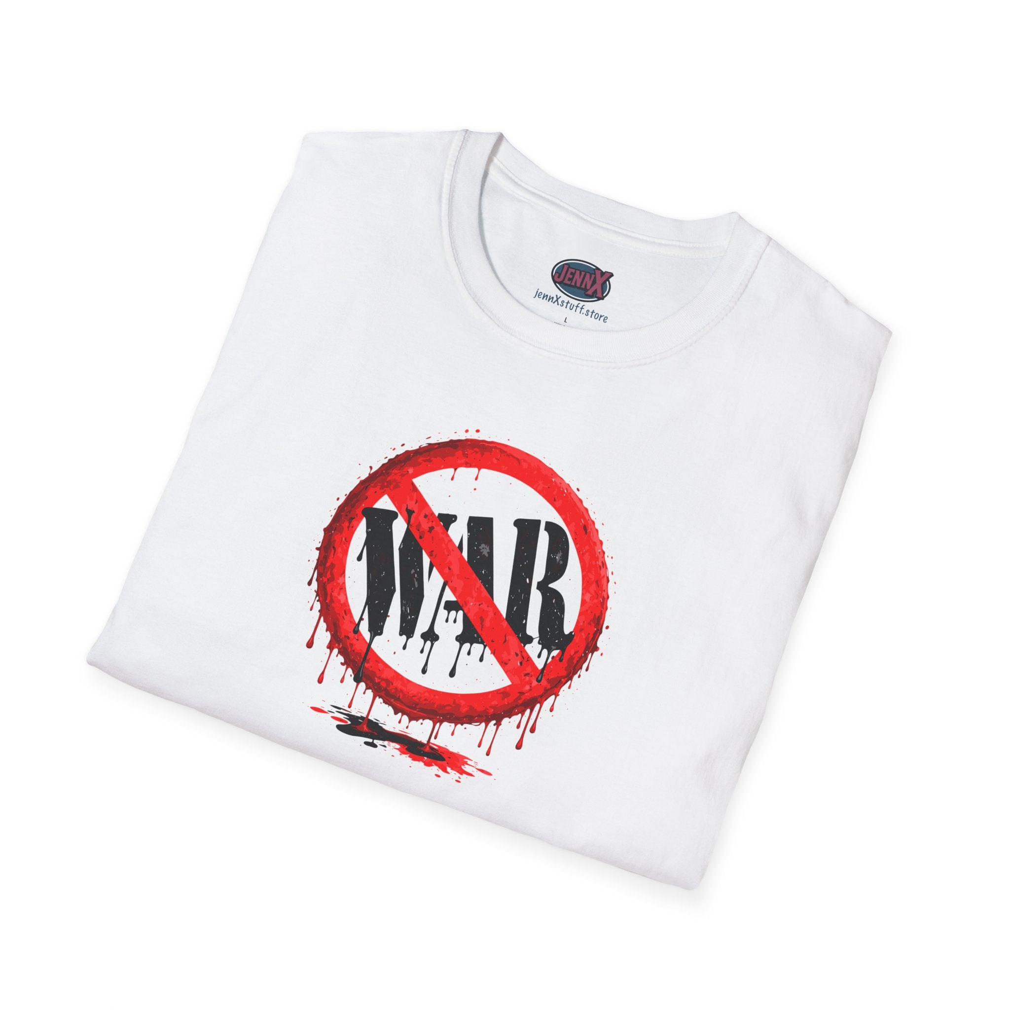 No War Symbol T-Shirt | Anti-War Protest Graphic