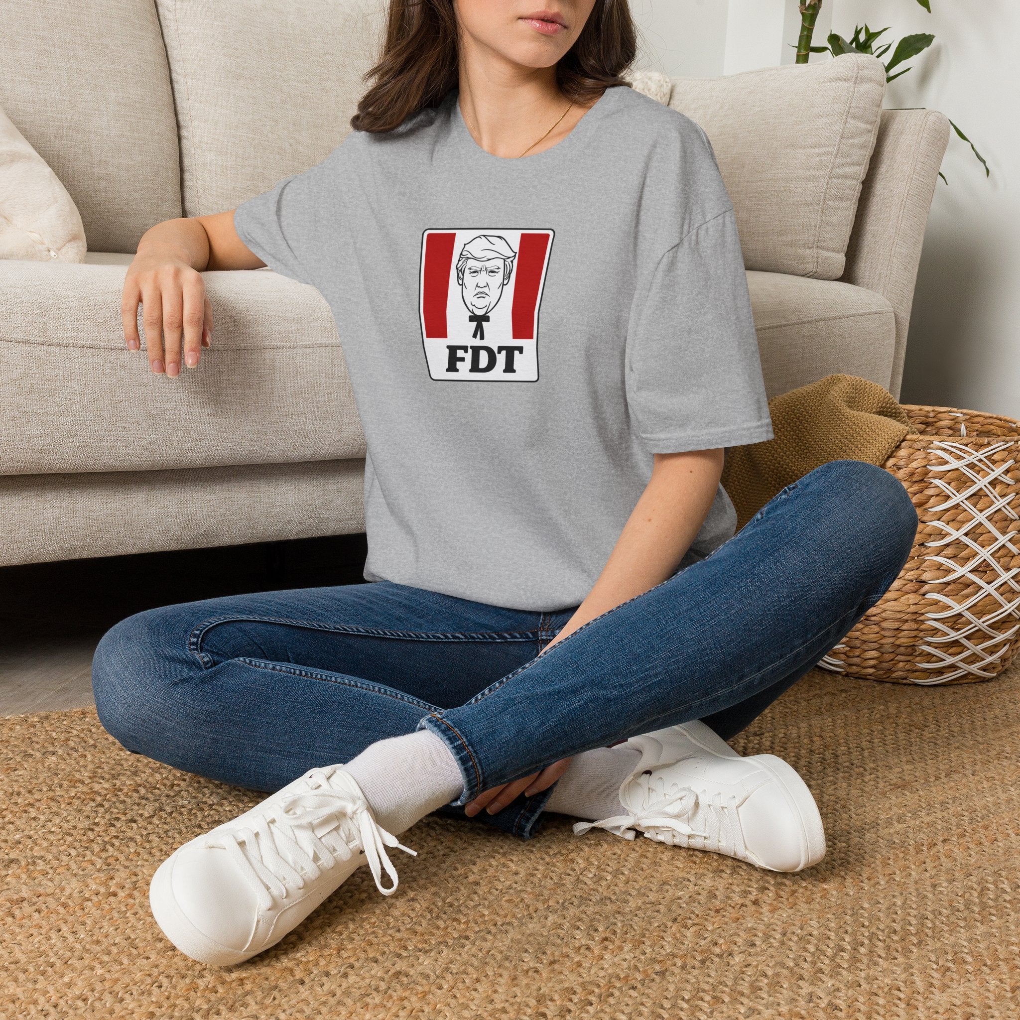 Political Parody T-Shirt I FDT Satirical Logo Tee I KFC Logo