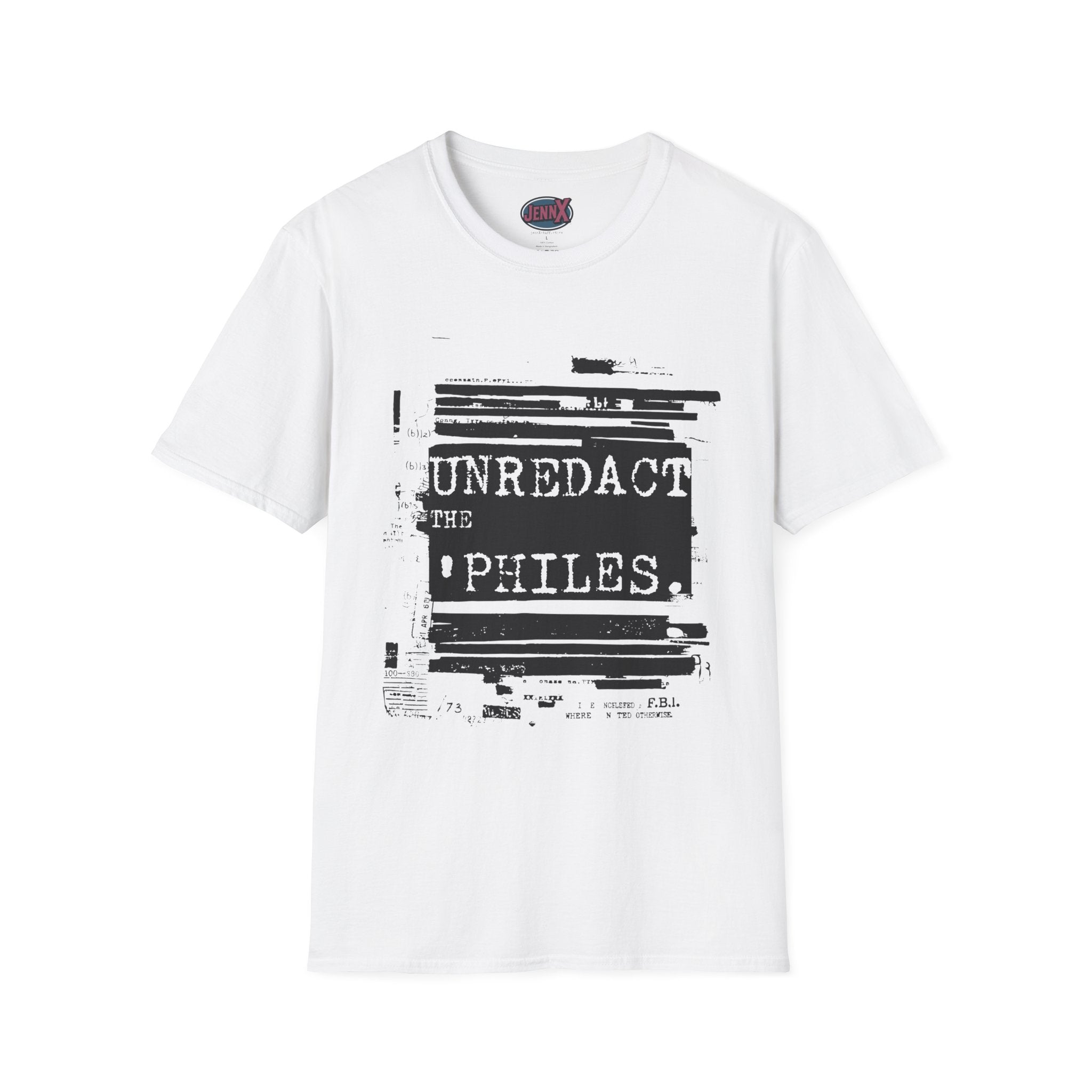 Unredact the ' Philes Redacted F.B.I. Justice Department Epstein Files Design - Original Artist Design