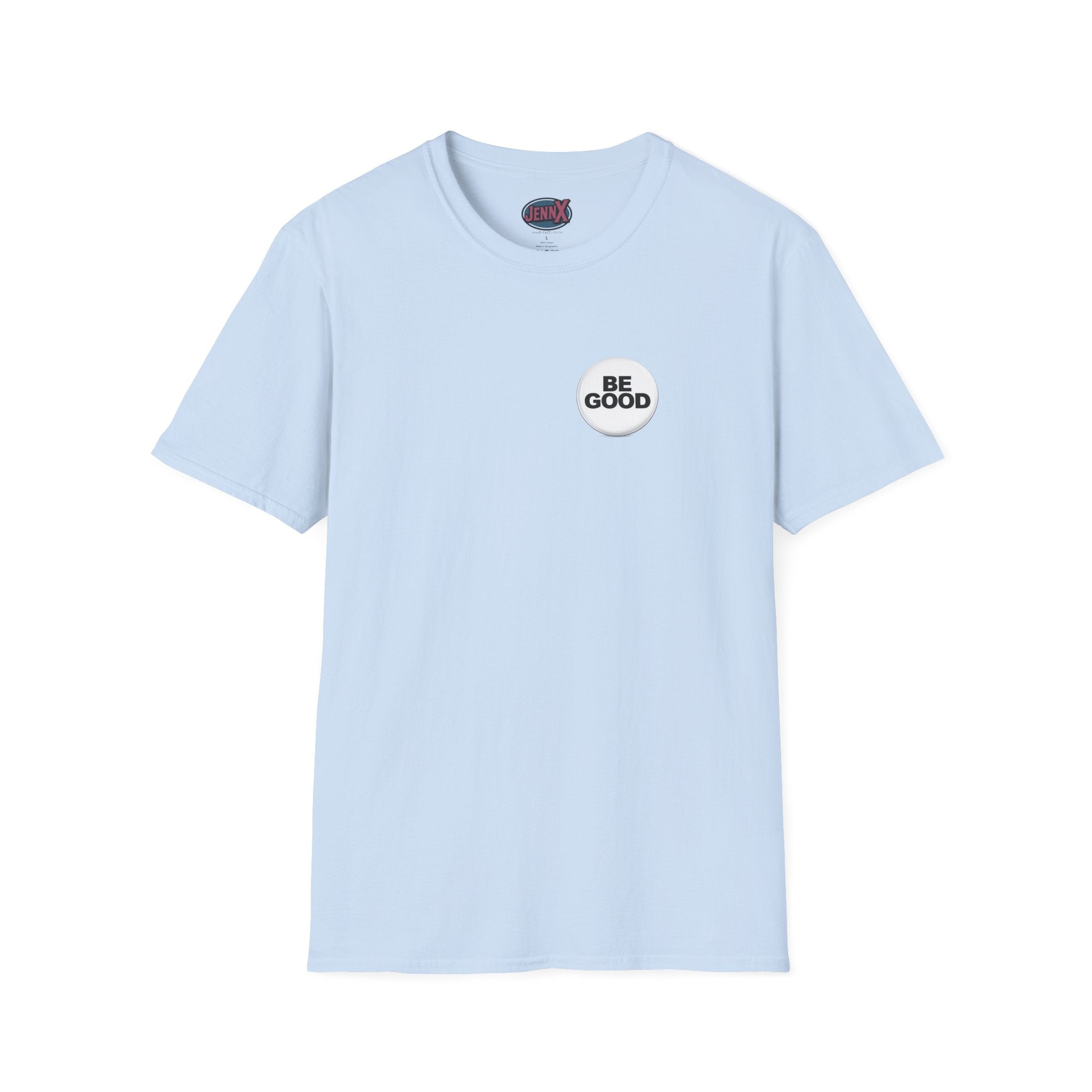 Be Good pin button shirt inspired by the Golden Globes