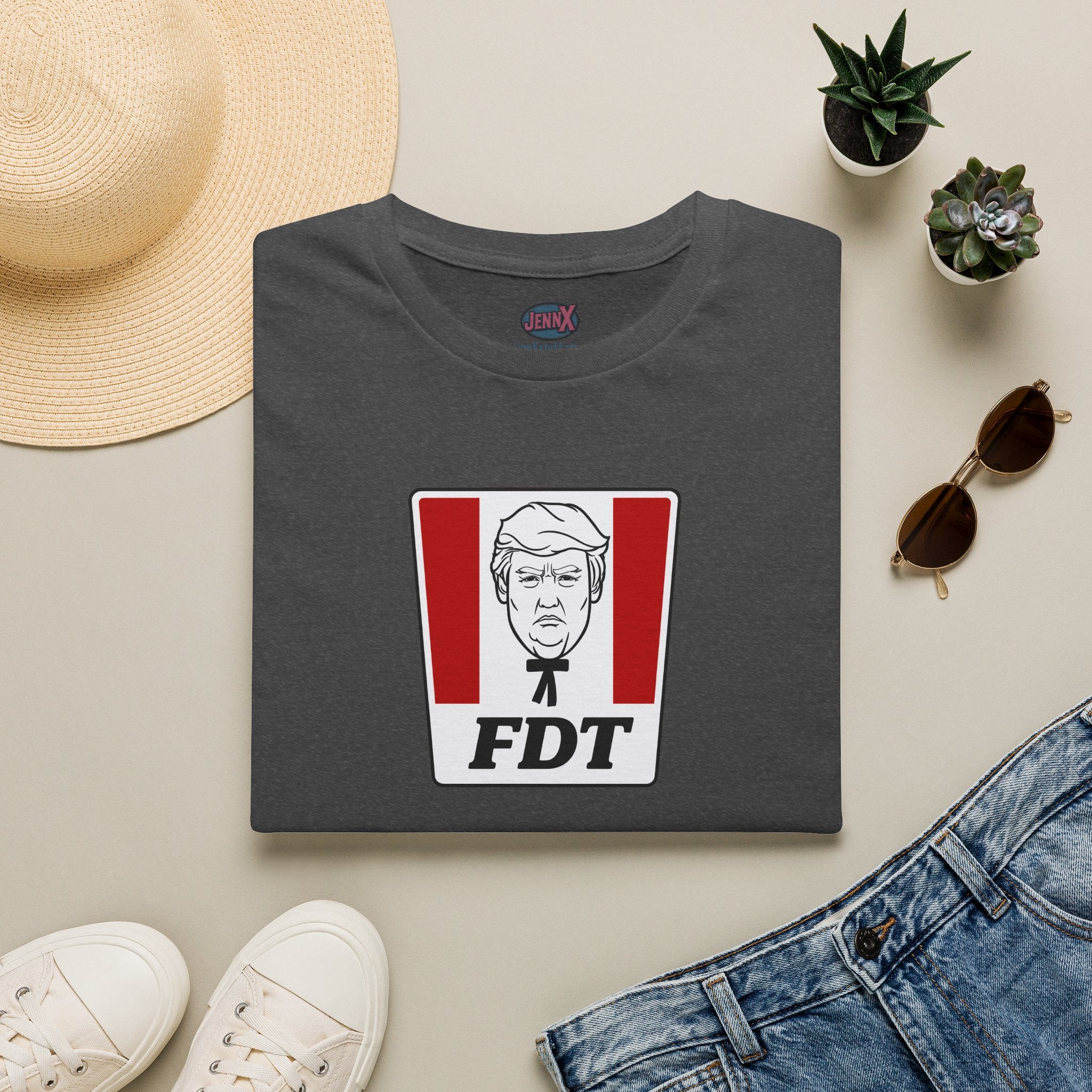 Political Parody T-Shirt I FDT Satirical Logo Tee I KFC Logo