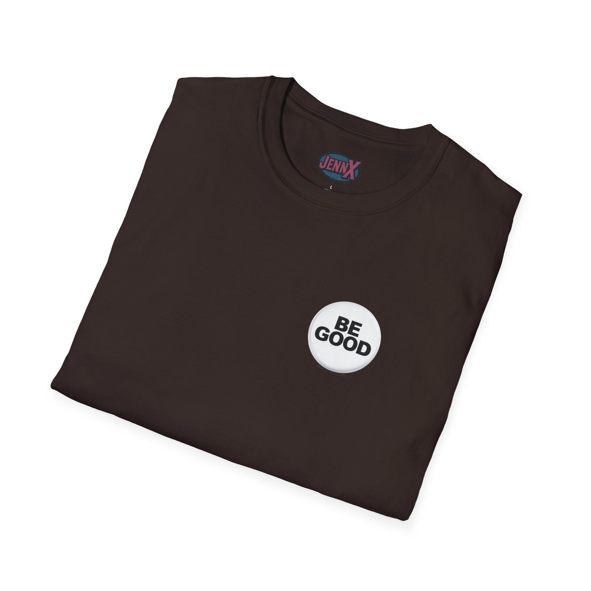 Be Good pin button shirt inspired by the Golden Globes