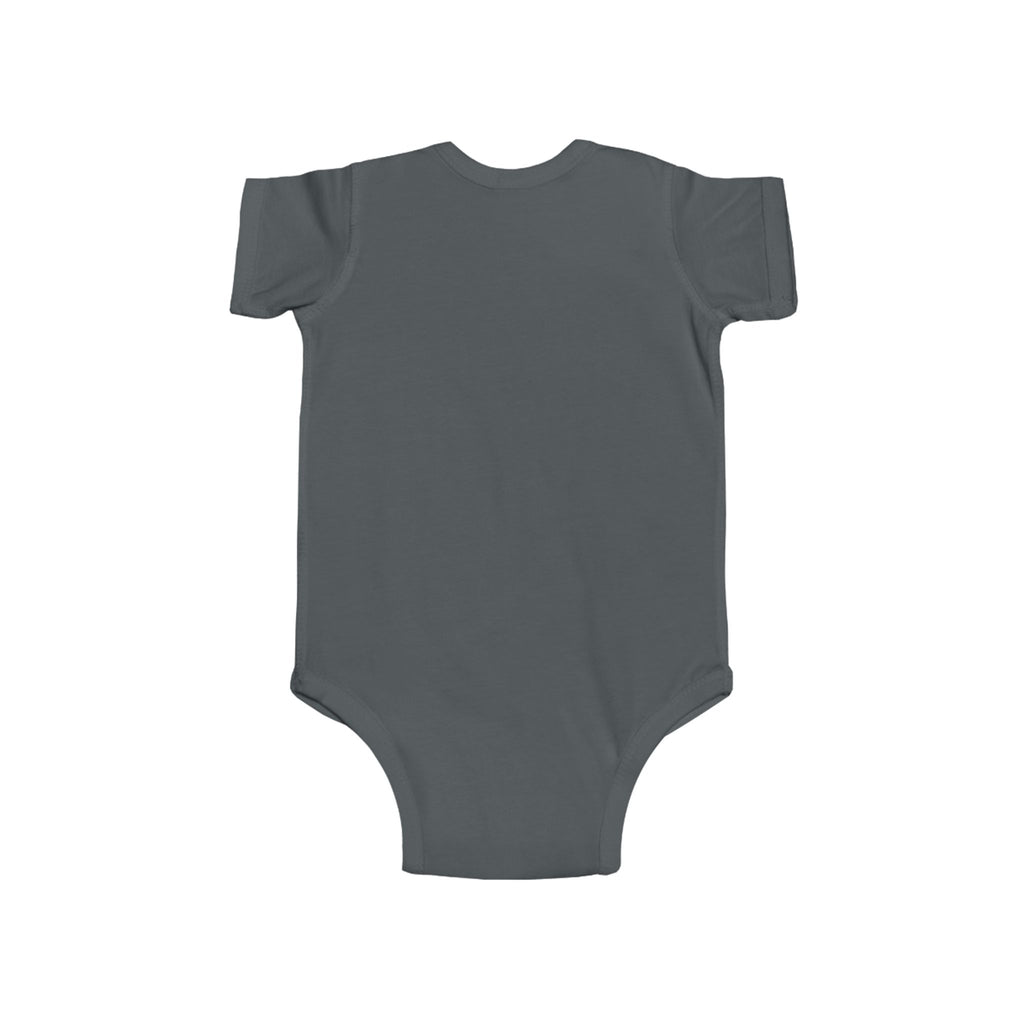 Draft Baron bodysuit Infant Bodysuit | baby onesie with blue varsity text