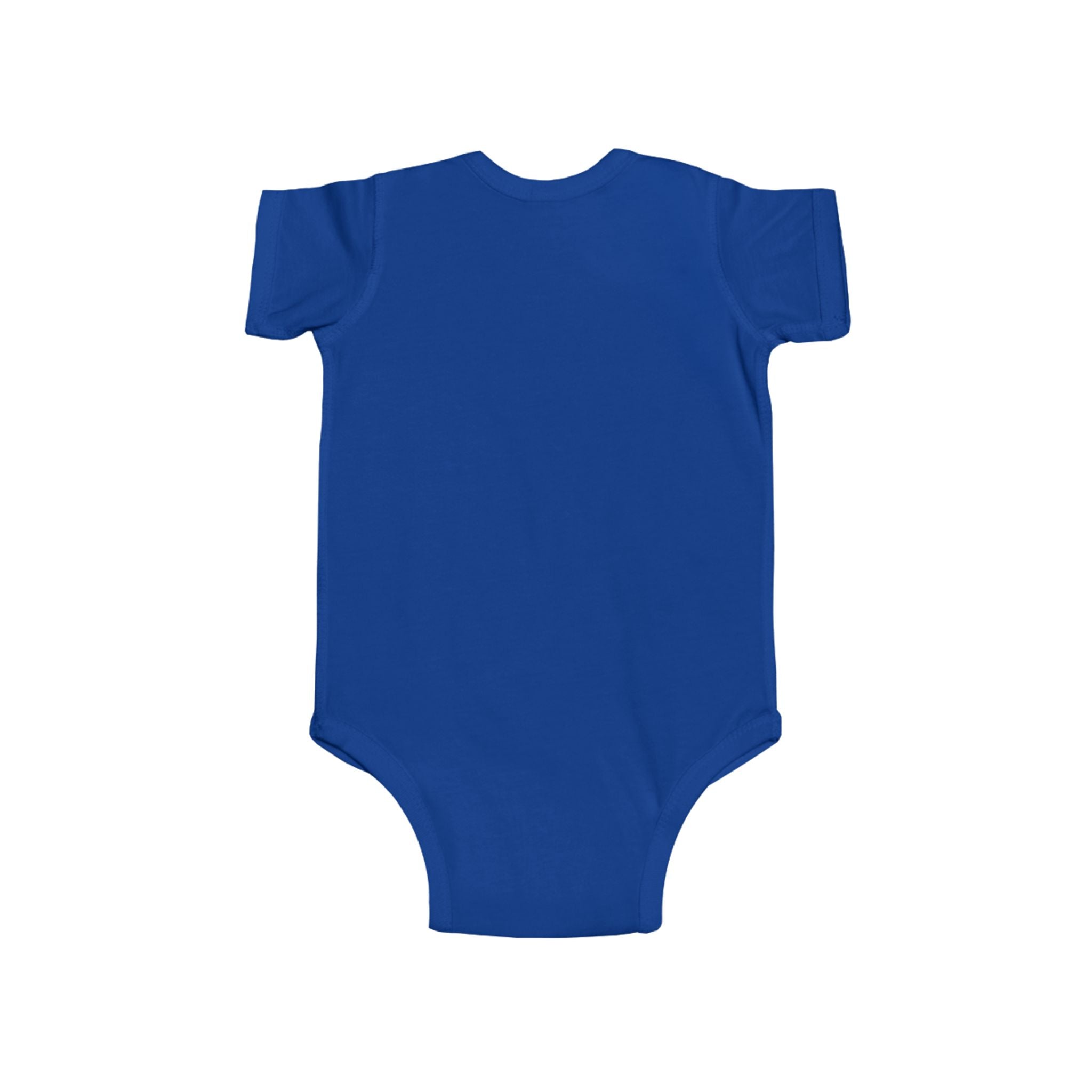Draft Baron bodysuit Infant Bodysuit | baby onesie with blue varsity text