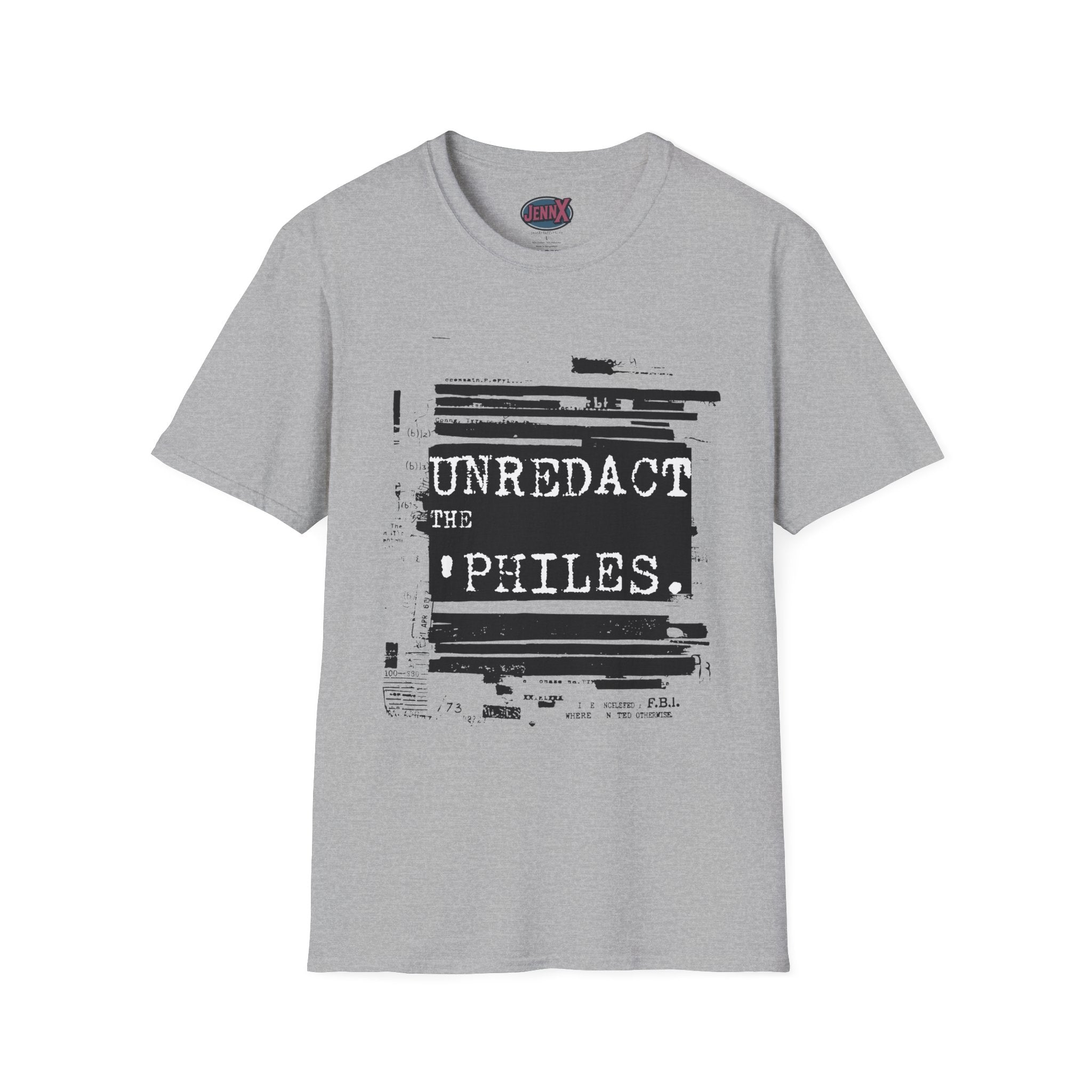 Unredact the ' Philes Redacted F.B.I. Justice Department Epstein Files Design - Original Artist Design