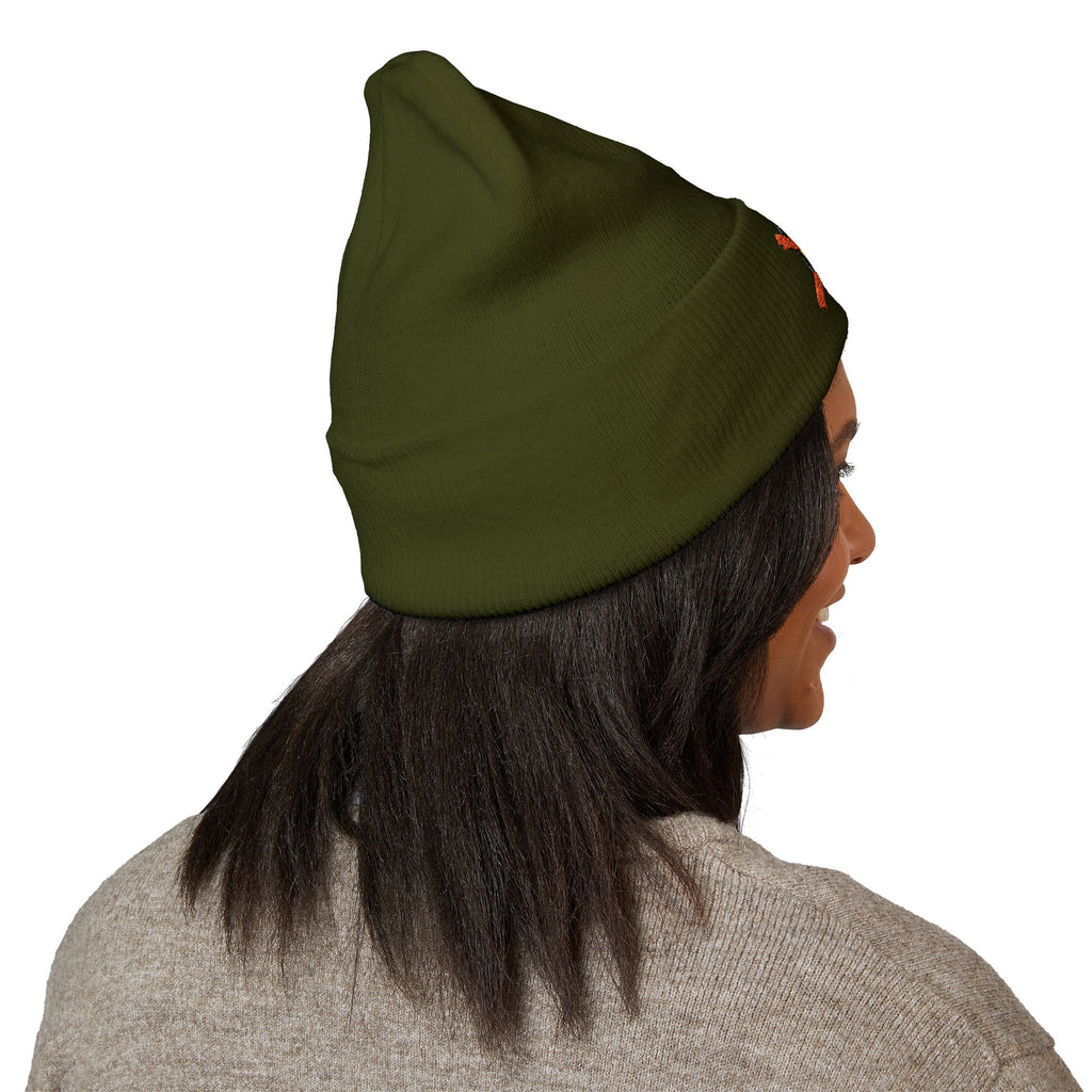 No Kings Cuffed Beanie with Embroidery - No Trump - Nope - No Kings Crown