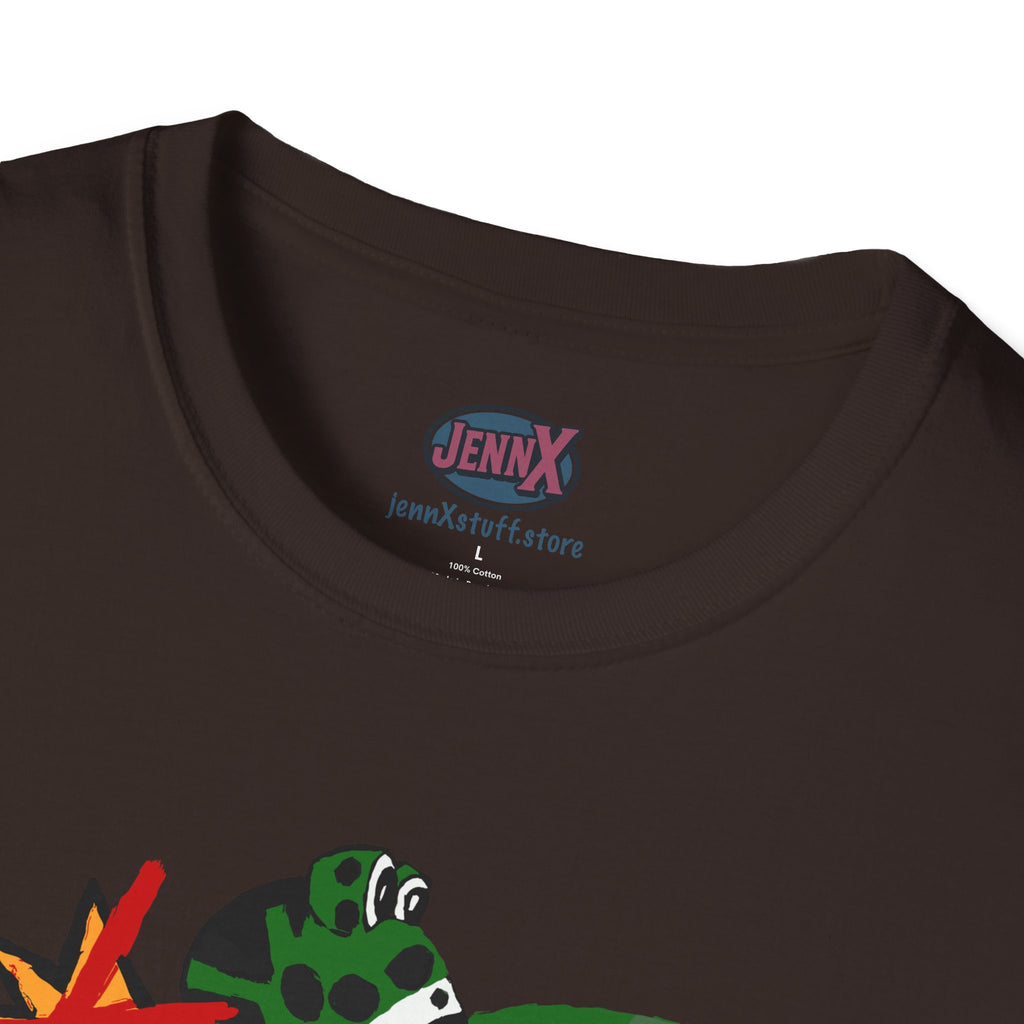 No Kings Banksy Flower Thrower inspired Protest Frog T-Shirt