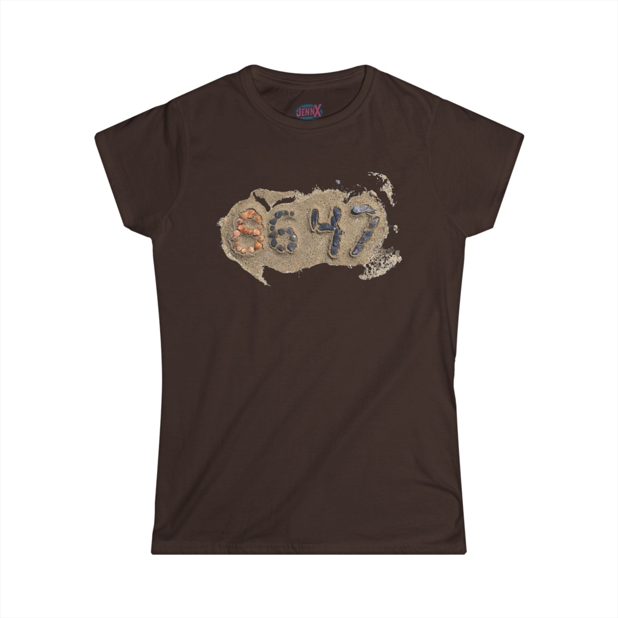 8647 Anti-Trump I Protest Seashell Women's Softstyle shirt | James Comey 86 47
