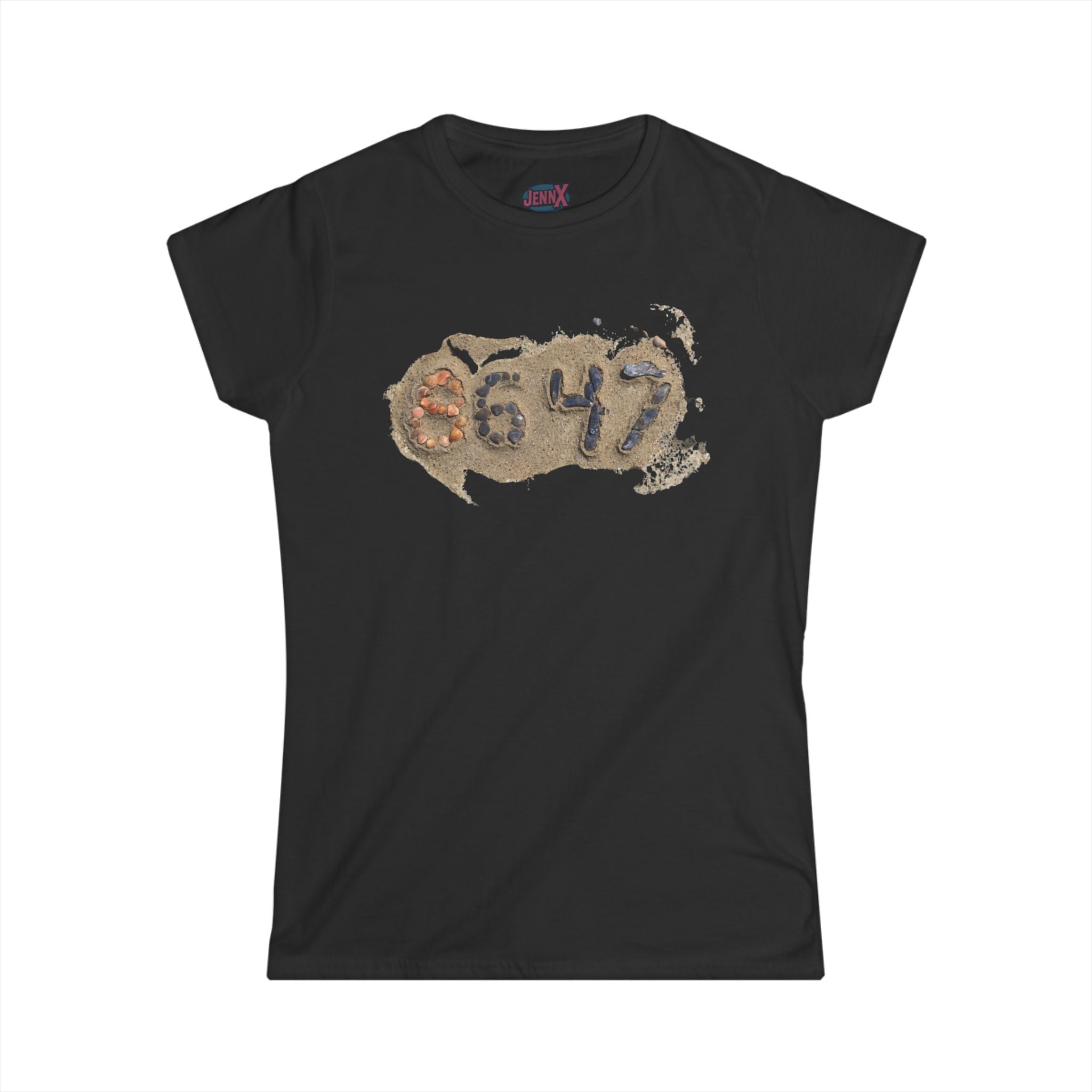 8647 Anti-Trump I Protest Seashell Women's Softstyle shirt | James Comey 86 47