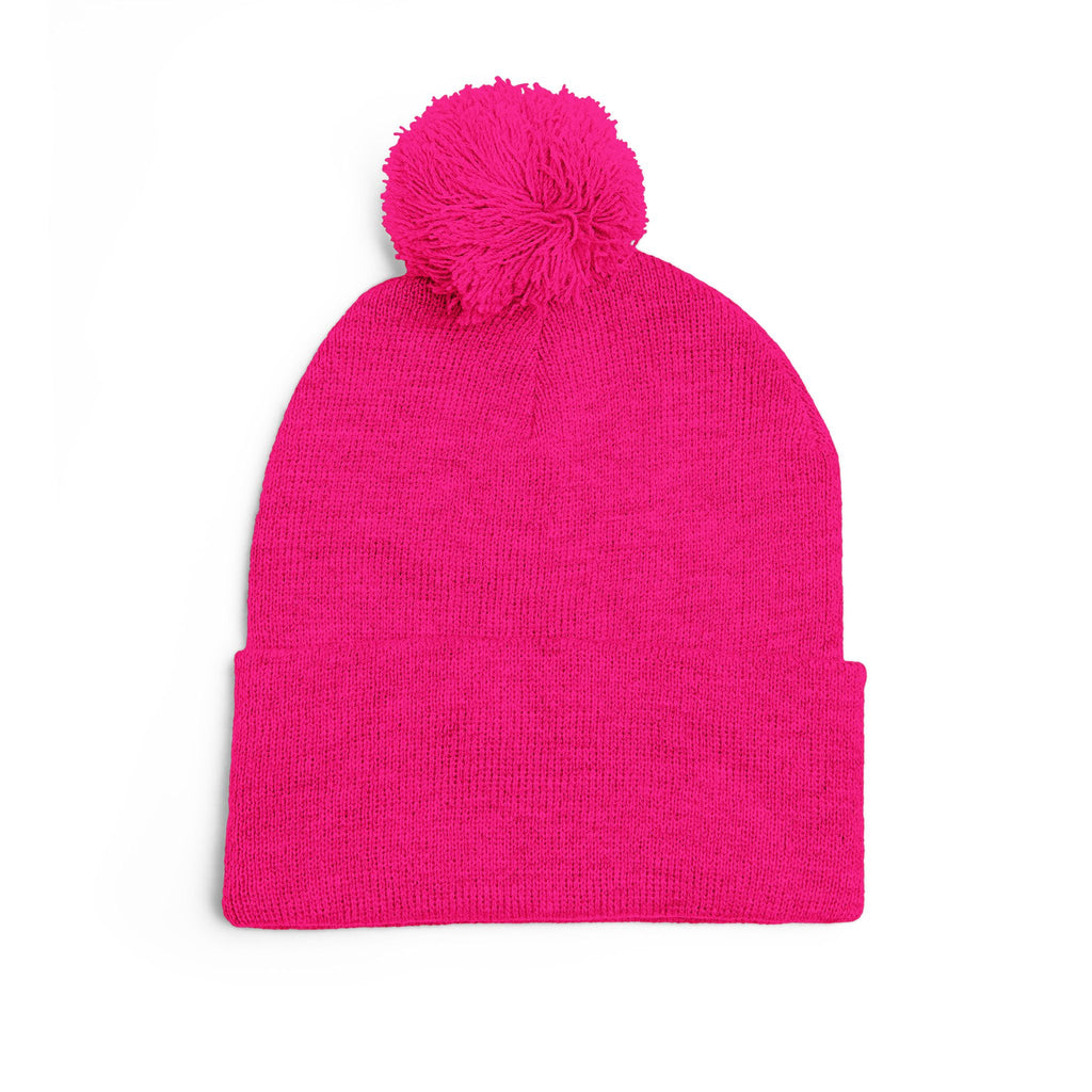 We Are All Pretty Good embroidered Pom Pom Knit Cap beanie with Bullet Hole Protest ICE HSA DHS lies