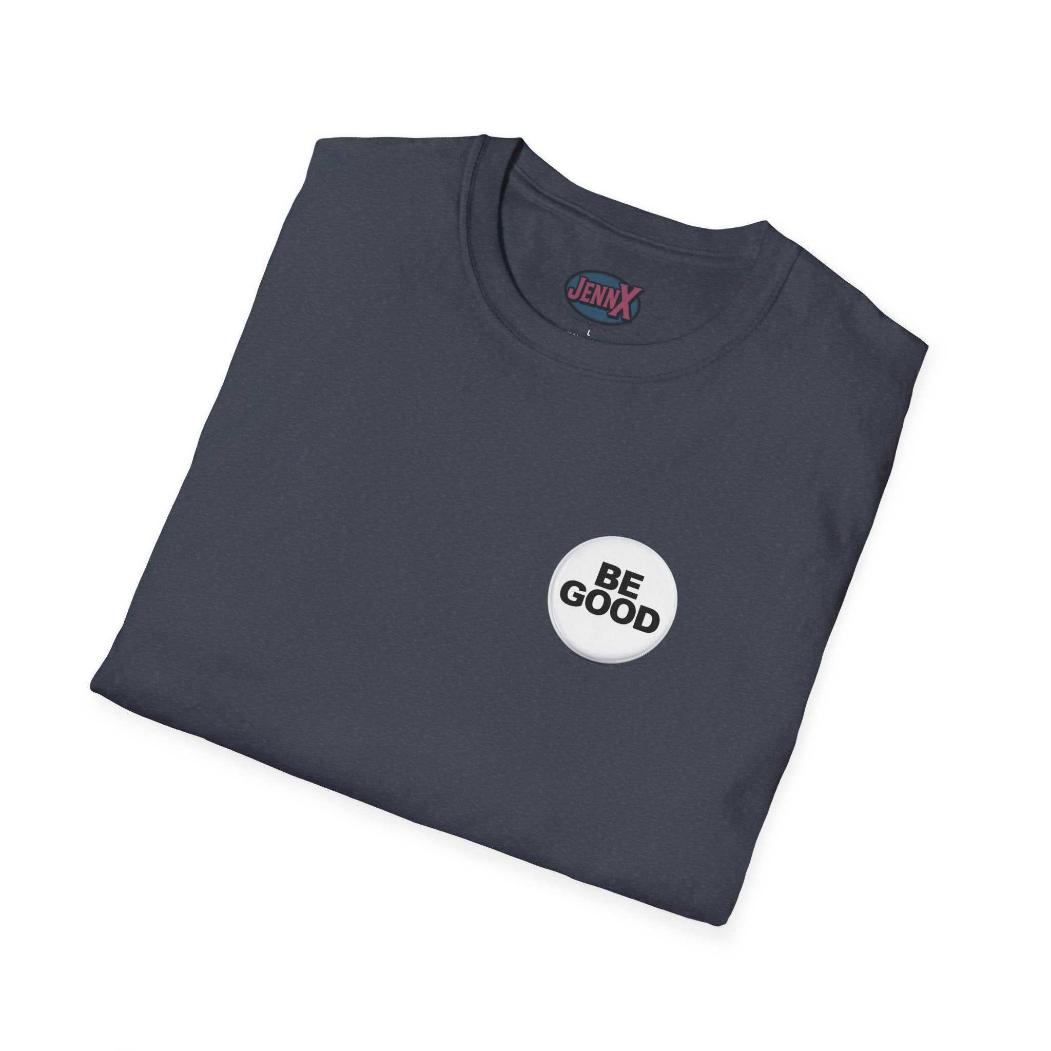 Be Good pin button shirt inspired by the Golden Globes