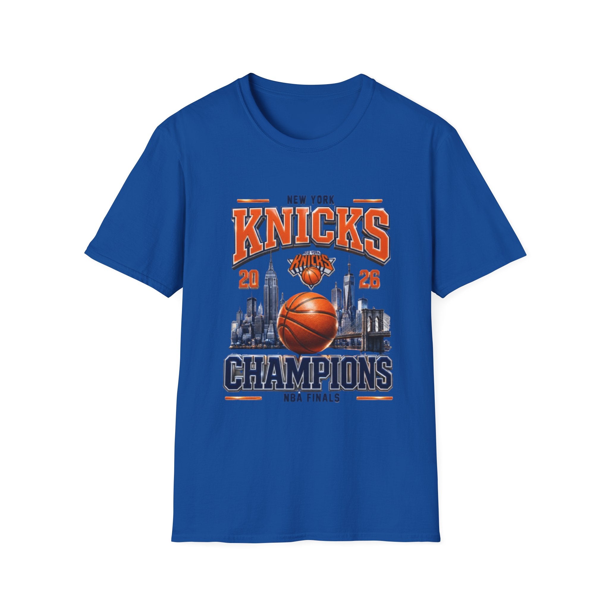 New York Knicks 2026 Champions T-Shirt | NYC City Skyline