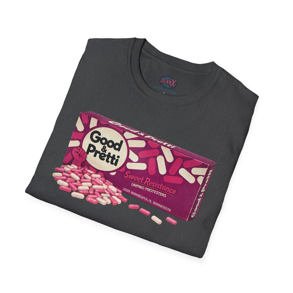 Good Pretti Good and Plenty Candy Box T-Shirt | Original Design