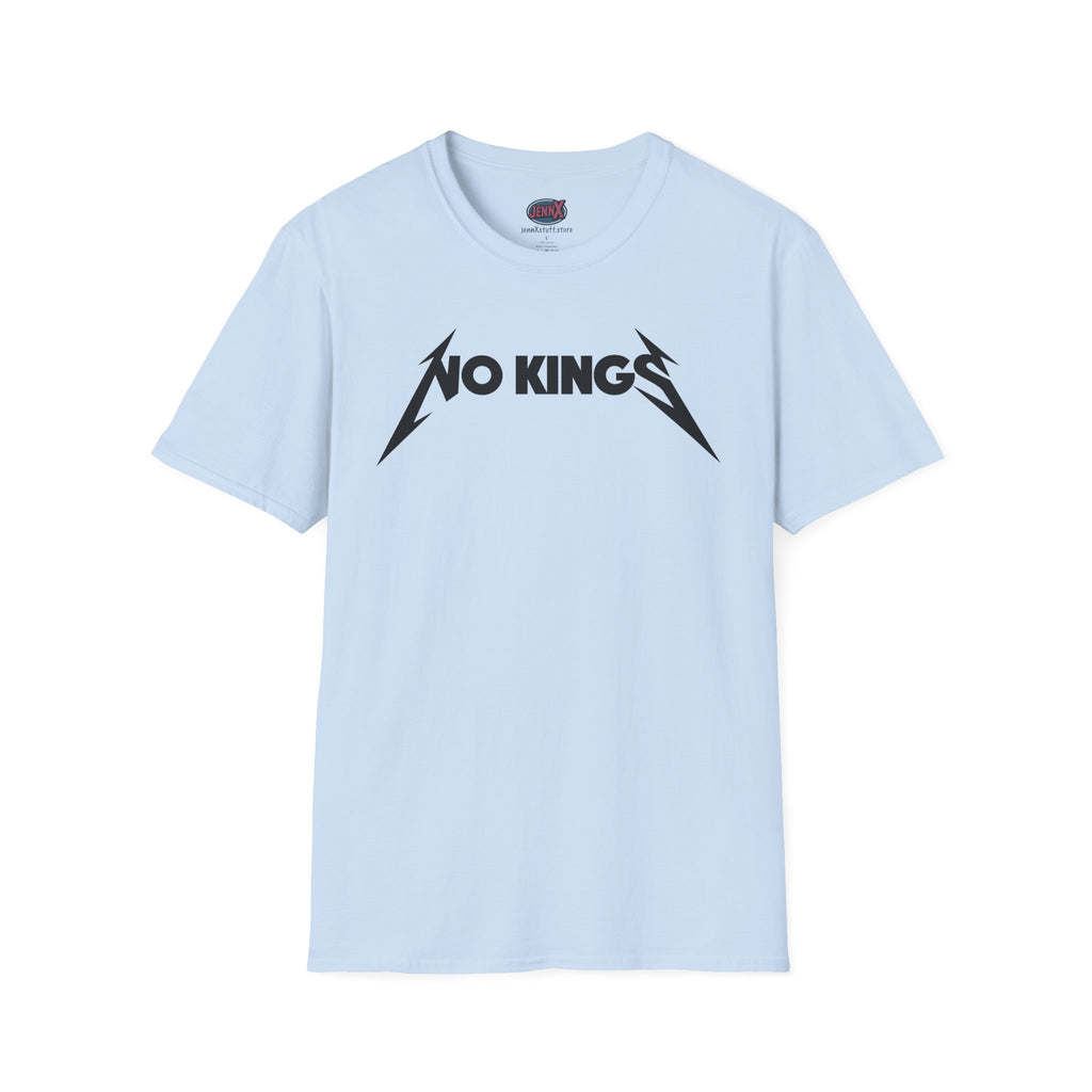 No Kings Matallica parody T-Shirt | Heavy Metal Protest
