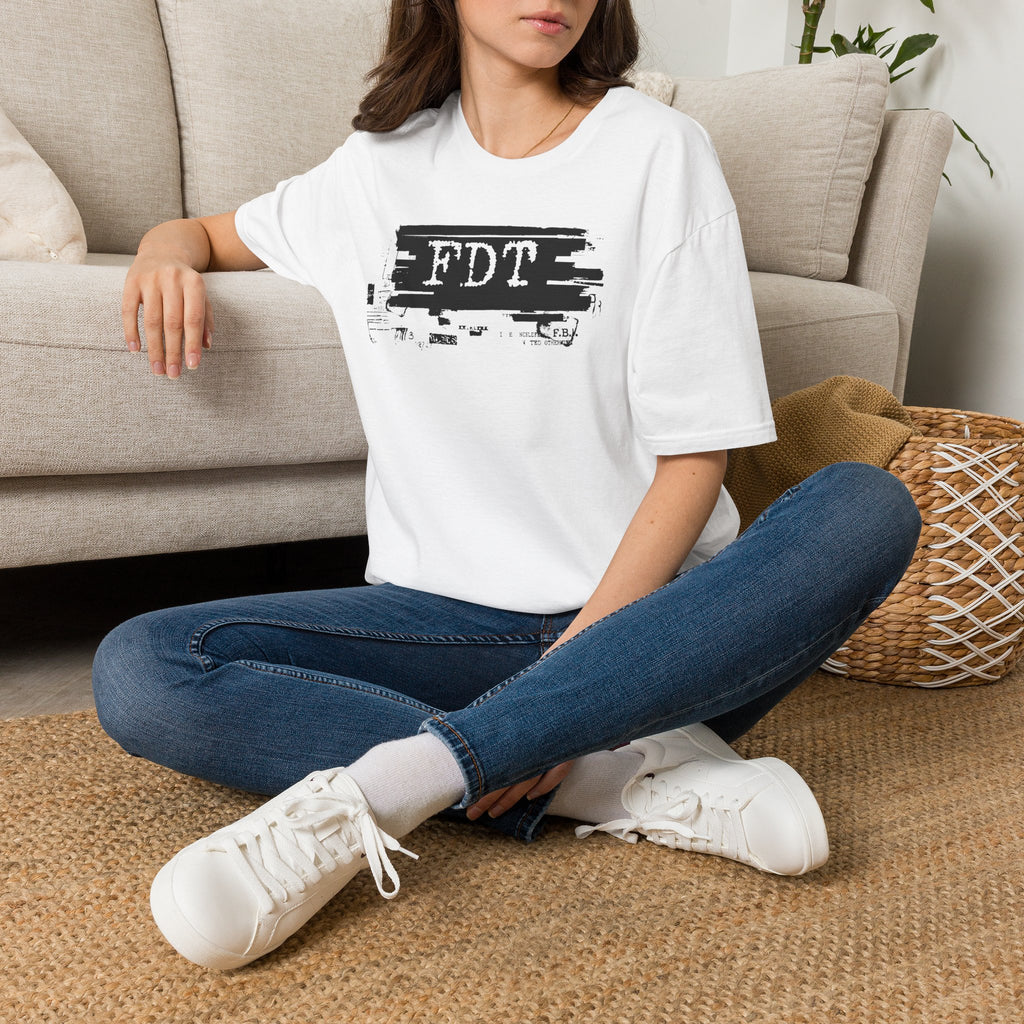 FDT Epstein files T-Shirt | Typewriter Font I Believe the Victims