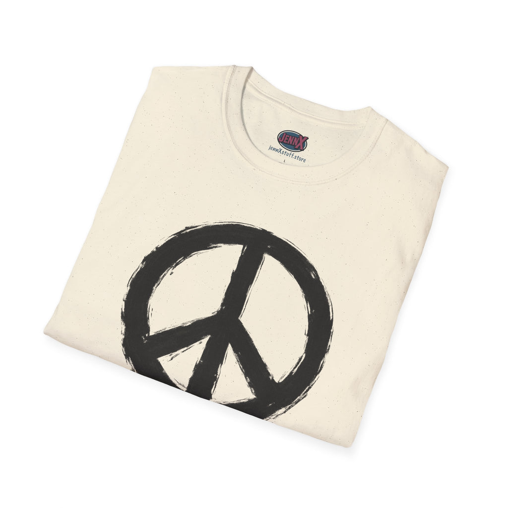 Peace Sign hand-painted T-Shirt | Anti War