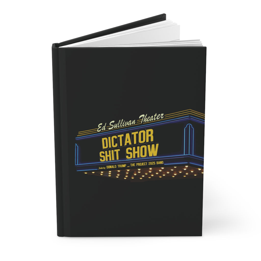 Hardcover Journal Matte - Personalizable Political Graphic Notebook, Customizable Diary, Political Debate Avoidance, Unique Gift, Marquee