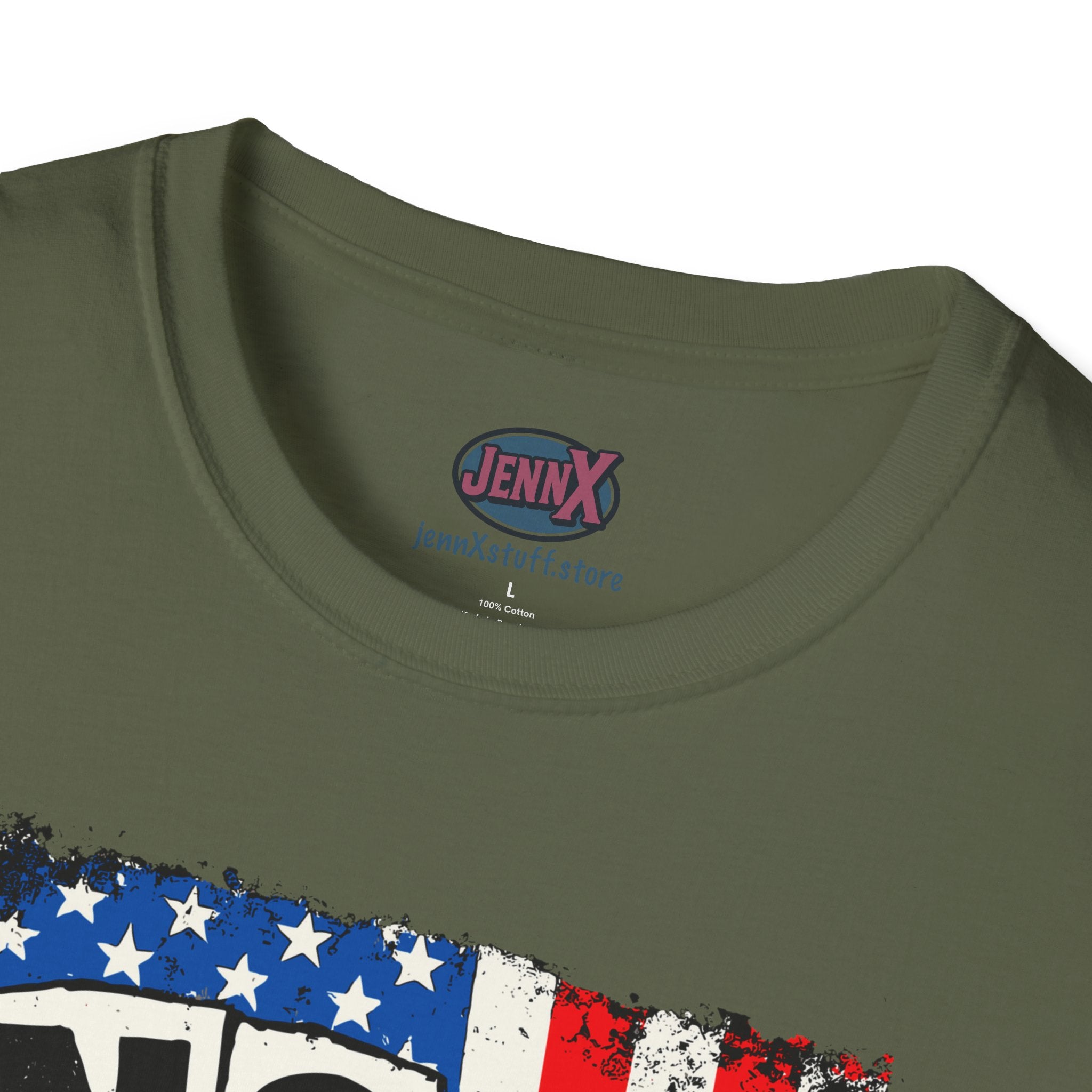 No Kings Sex Pistols parody American Flag T-Shirt