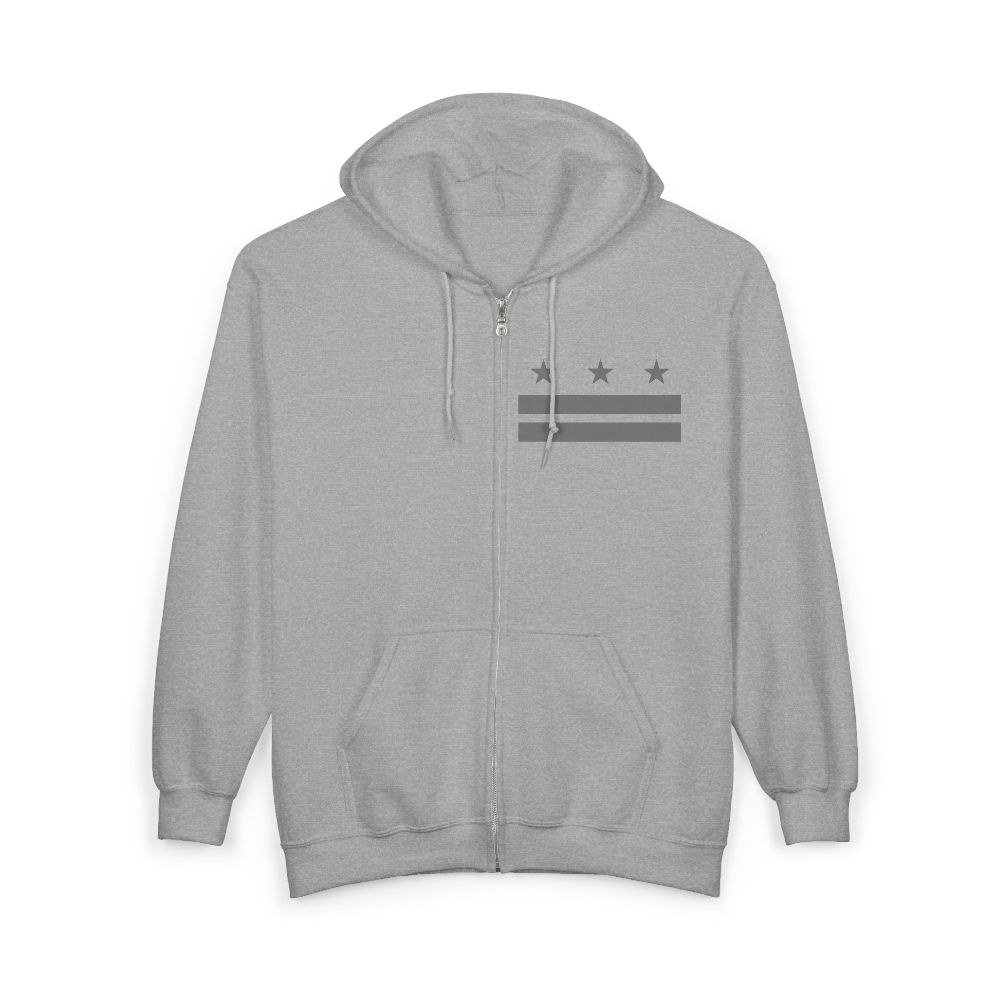 Free DC Flag Hoodie, Muted Protest for Everyday Wear - No Kings