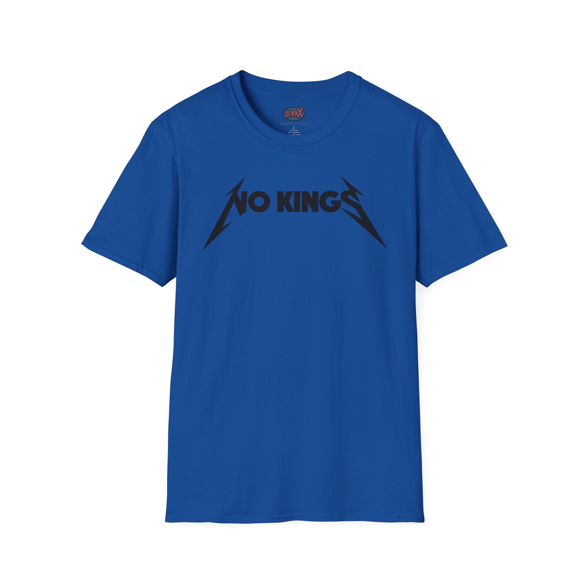 No Kings Matallica parody T-Shirt | Heavy Metal Protest
