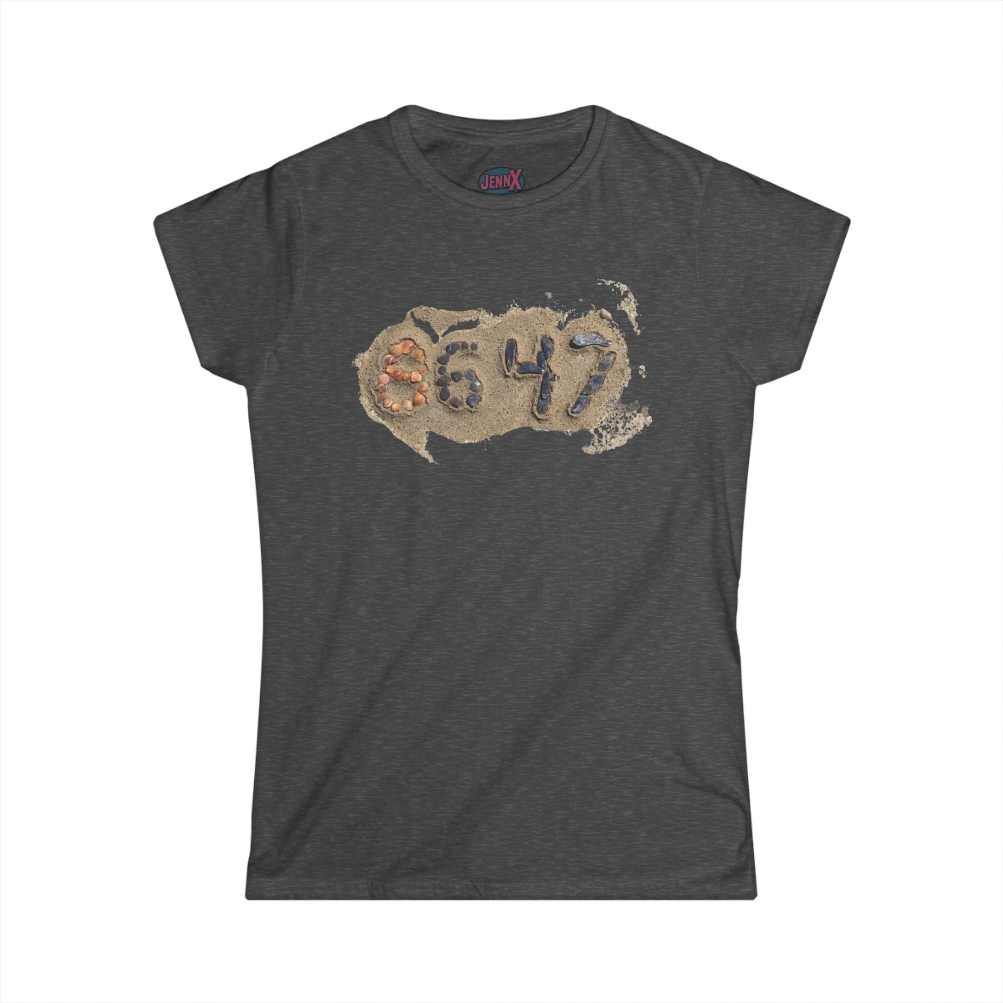 8647 Anti-Trump I Protest Seashell Women's Softstyle shirt | James Comey 86 47
