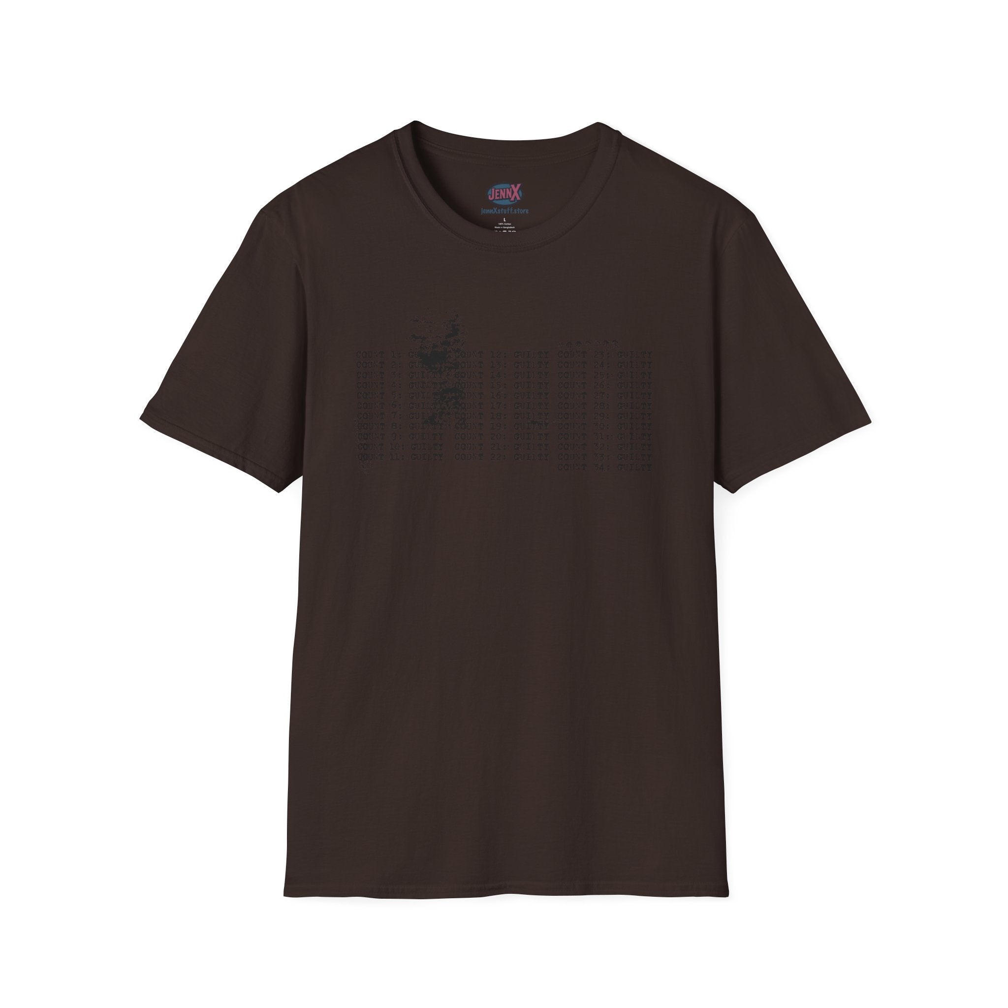34 Felonies Trump Guilty Shirt I Thoughtful Typography Design