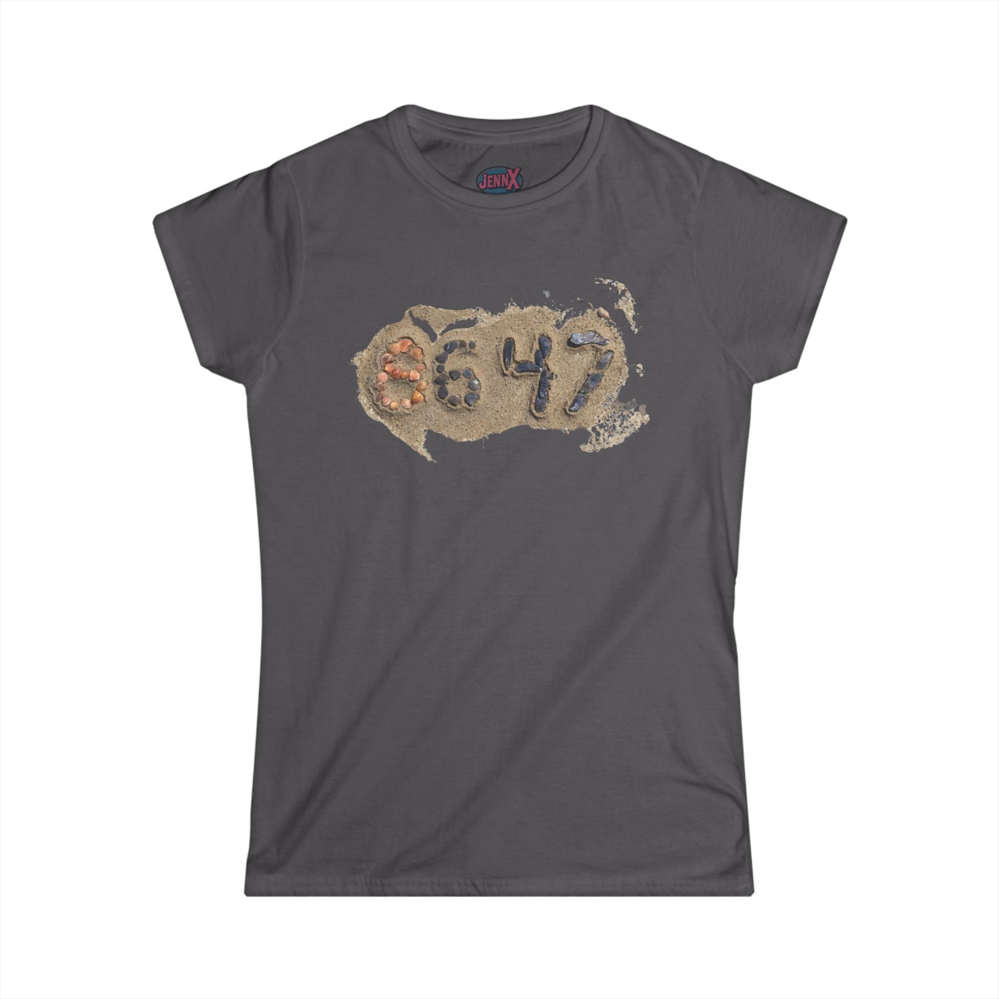 8647 Anti-Trump I Protest Seashell Women's Softstyle shirt | James Comey 86 47