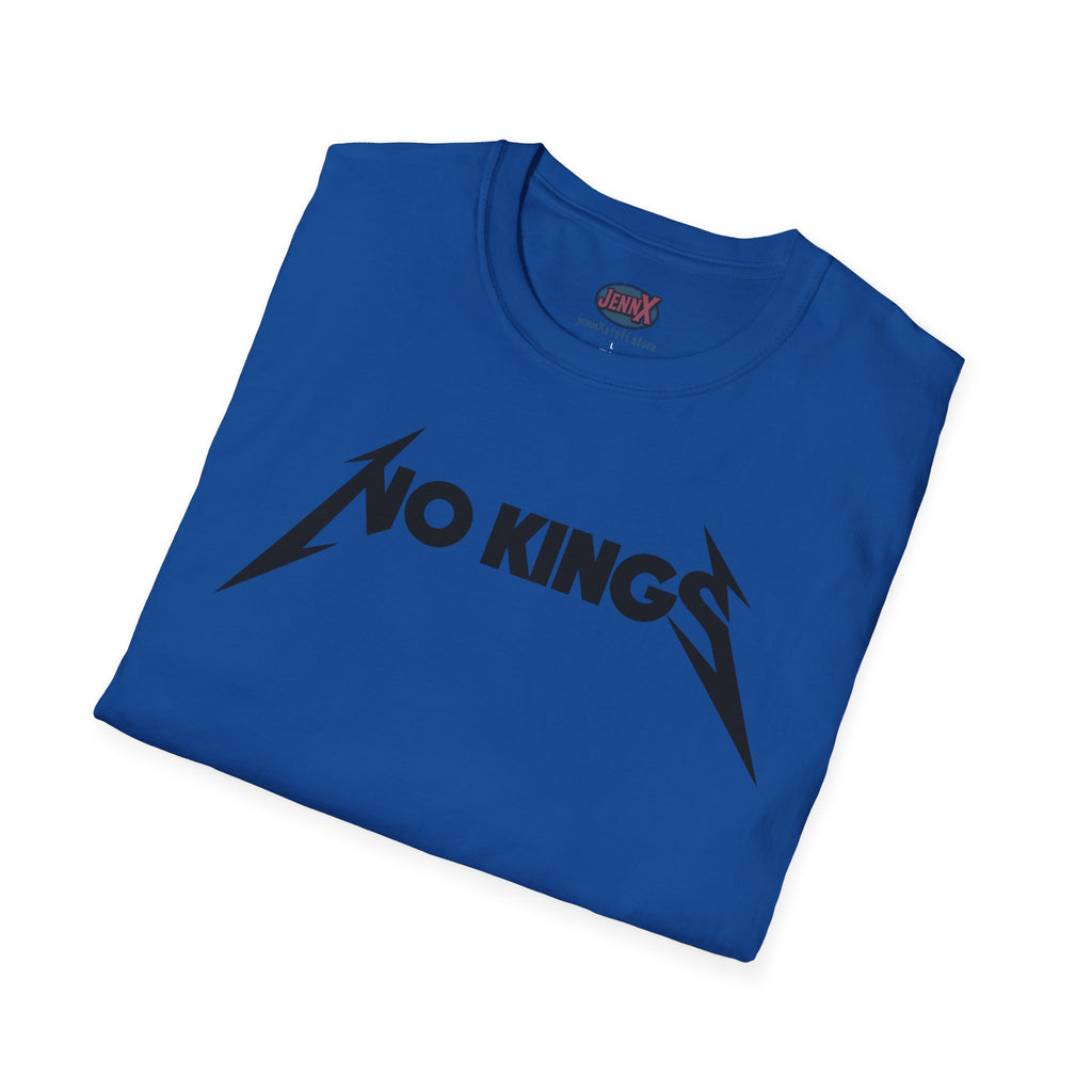 No Kings Matallica parody T-Shirt | Heavy Metal Protest