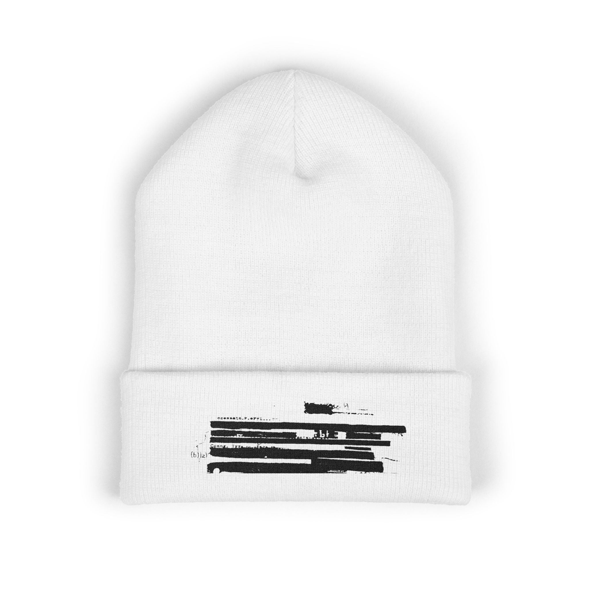 Redacted F.B.I. Files beanie | Embroidered Beanie I Say something without saying anything