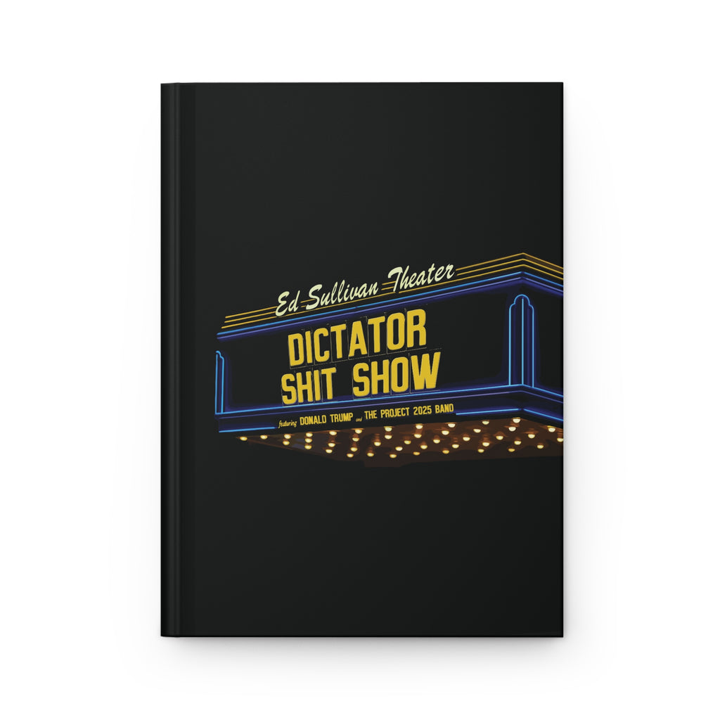 Hardcover Journal Matte - Personalizable Political Graphic Notebook, Customizable Diary, Political Debate Avoidance, Unique Gift, Marquee