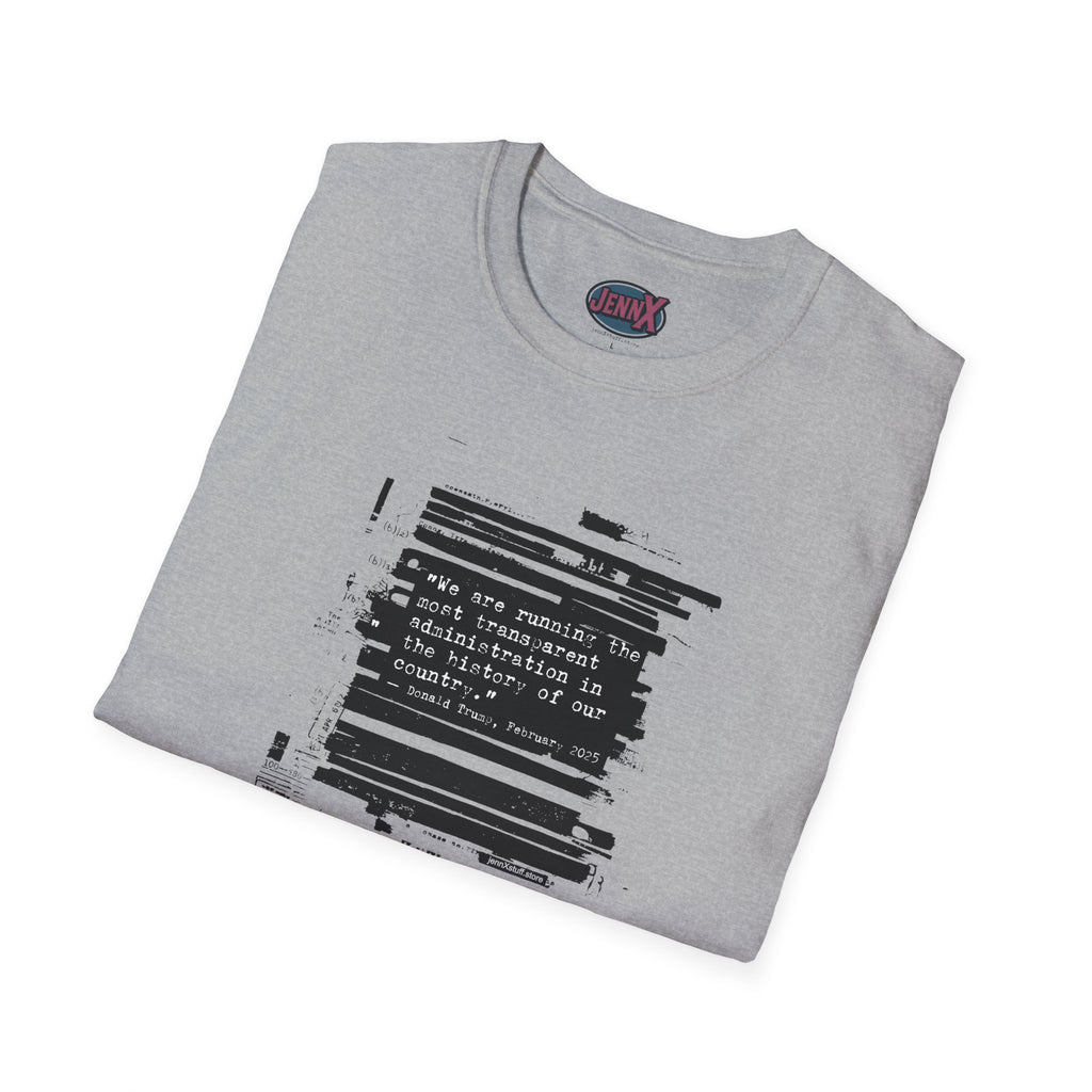 Epstein Files Shirt I Anti-Trump Quote I Most Transparent President Ever Pam Bondi