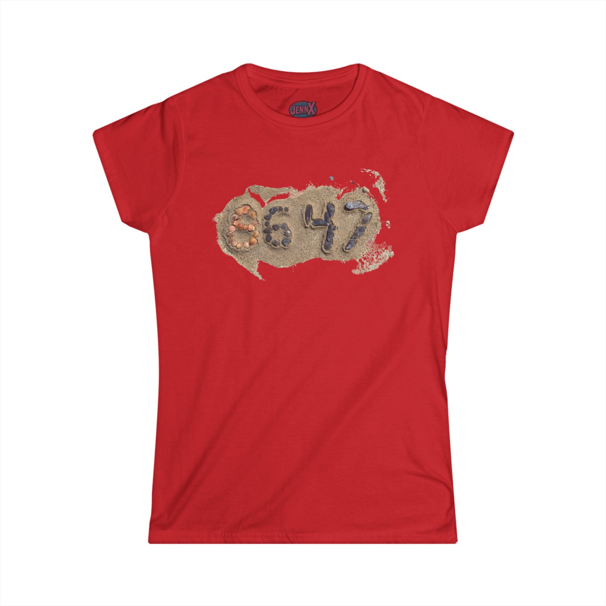 8647 Anti-Trump I Protest Seashell Women's Softstyle shirt | James Comey 86 47
