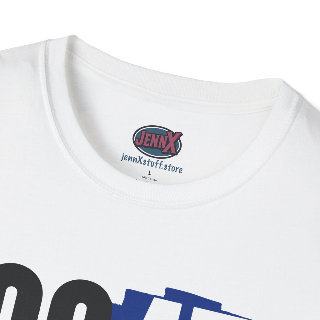 8647 Tee | Bold Blue Black Typographic T-Shirt I We The People Kick Him Out