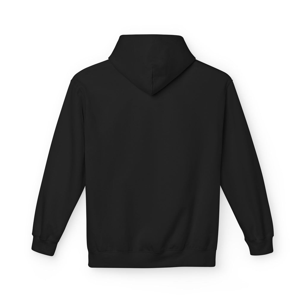 Draft Barron Hoodie | Collegiate Text Logo, White Pullover