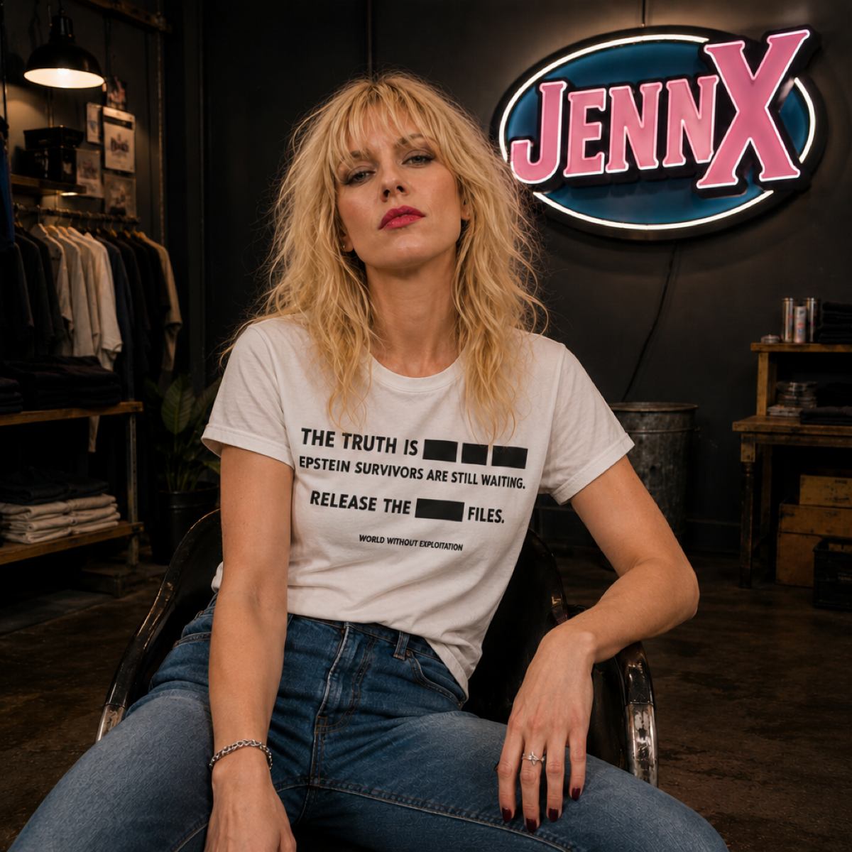 Epstein Survivors Shirt | WWE World Without Exploitation replica design I Epstein Survivors Are Still Waiting Tee
