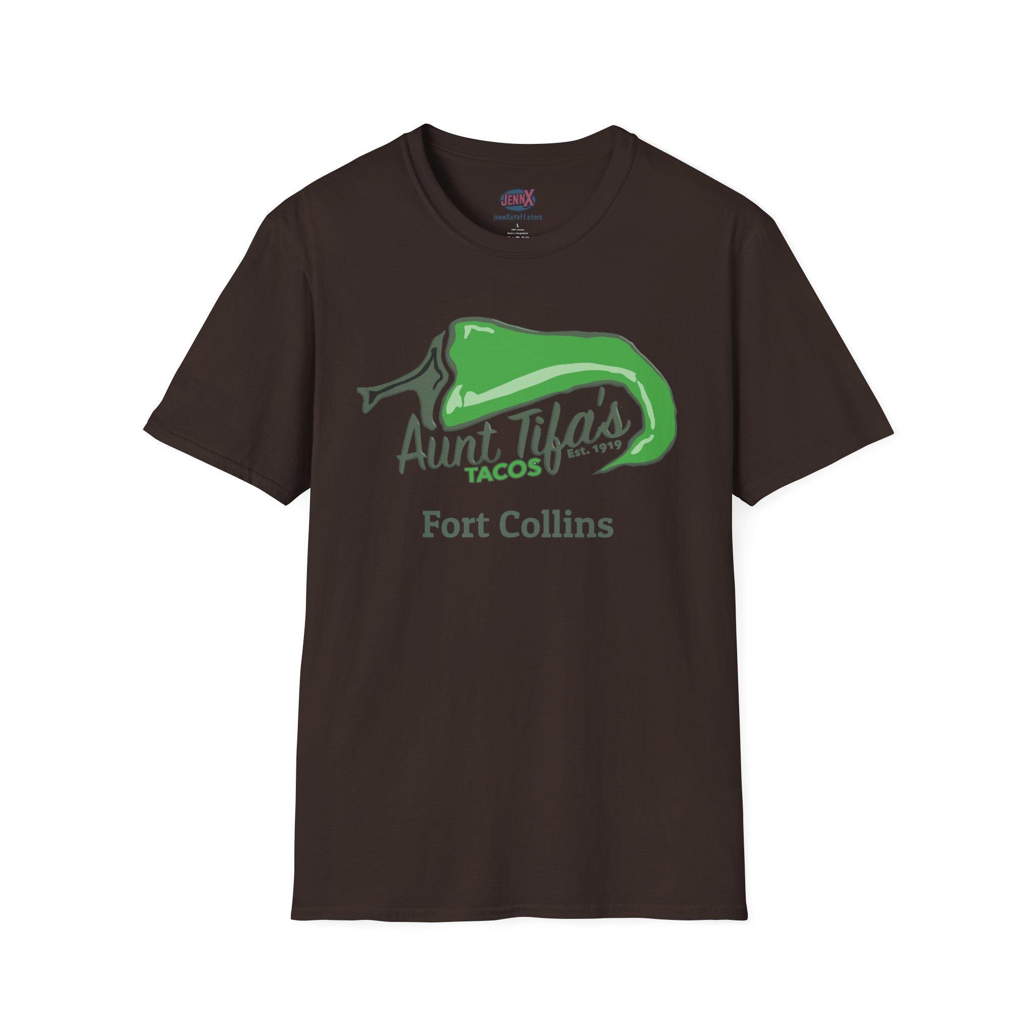 Personalized Anti-Trump Aunt Tifa's Tacos Tee - TACO Tuesday - Free Sticker!