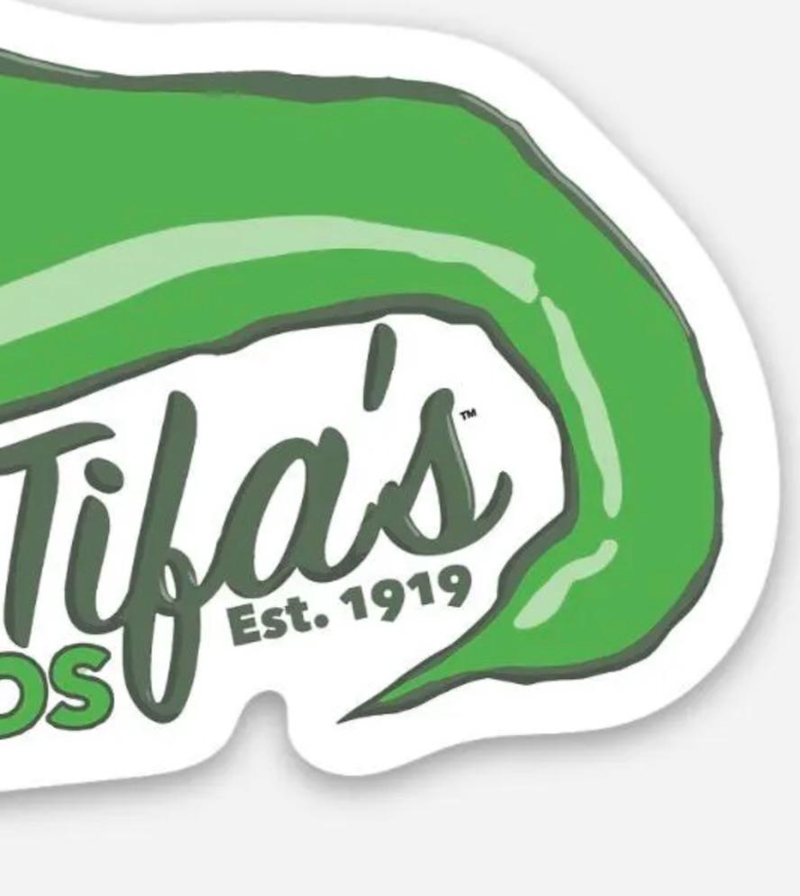 Aunt Tifa's Tacos Sticker - Antifa Trump Protest Humor - Buy 3 Get 1 Free