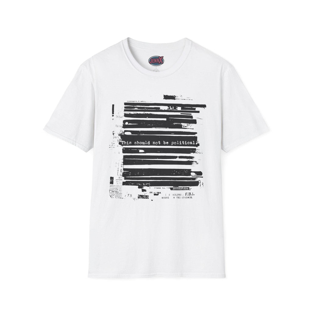 Epstein Redacted Files T-Shirt | FBI Political Art Protest Tee