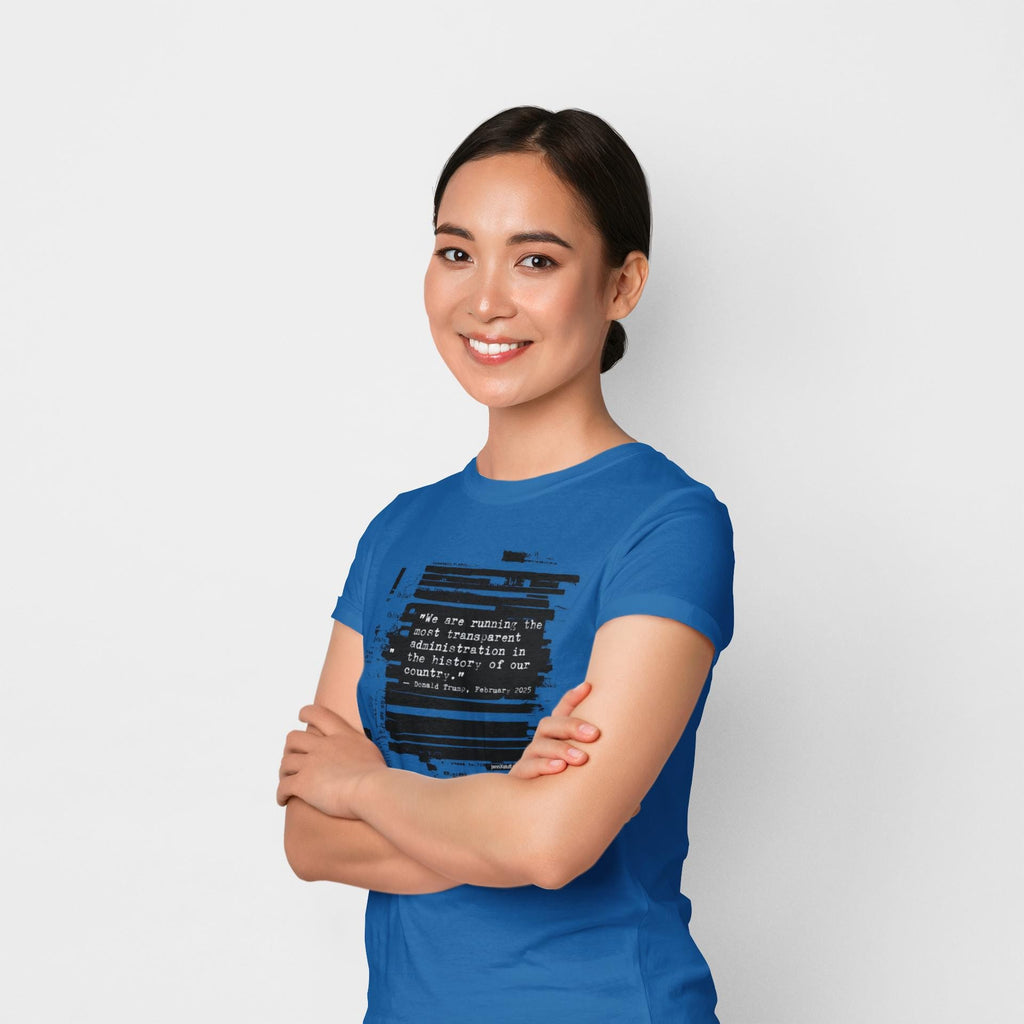 Epstein Files FBI Redacted Design shirt - Original Political Art by Independent Artist
