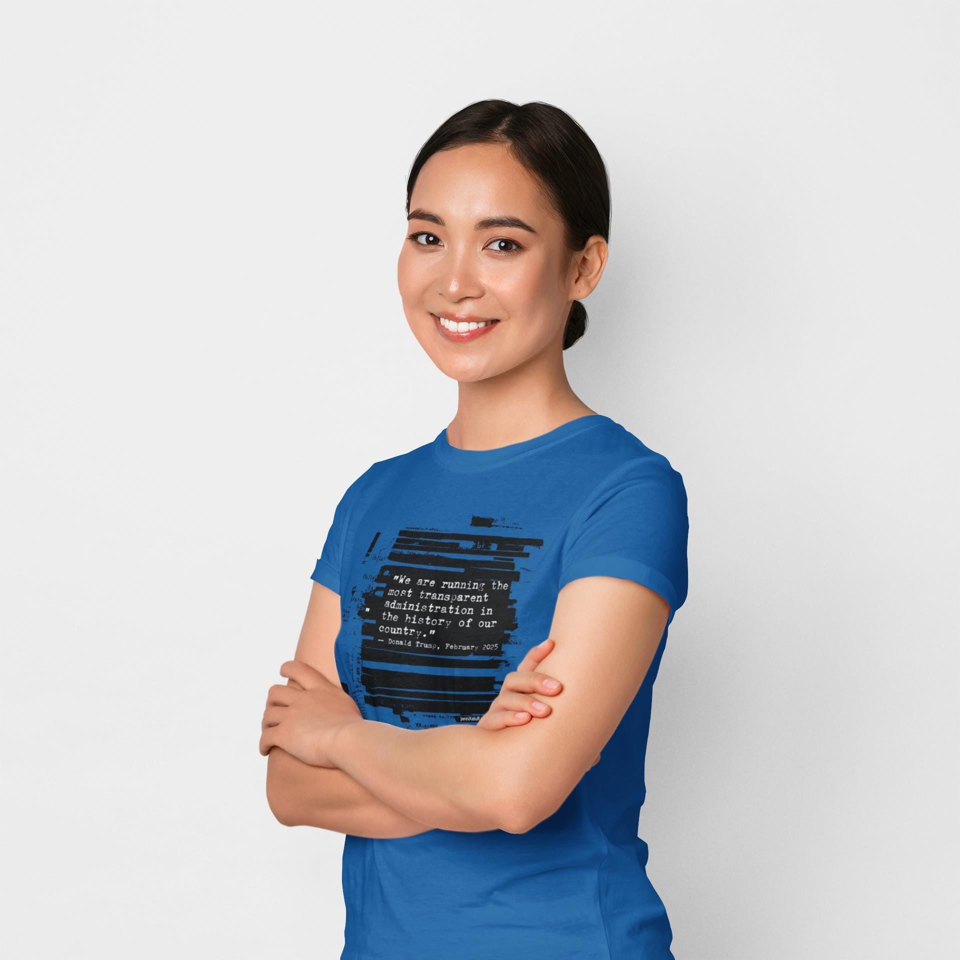 Epstein Files FBI Redacted Design shirt - Original Political Art by Independent Artist