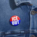 ICE OUT pin I Anti Trump Gustapo button