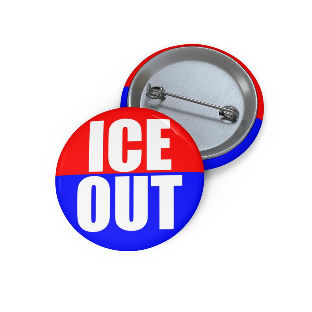 ICE OUT pin I Anti Trump Gustapo button