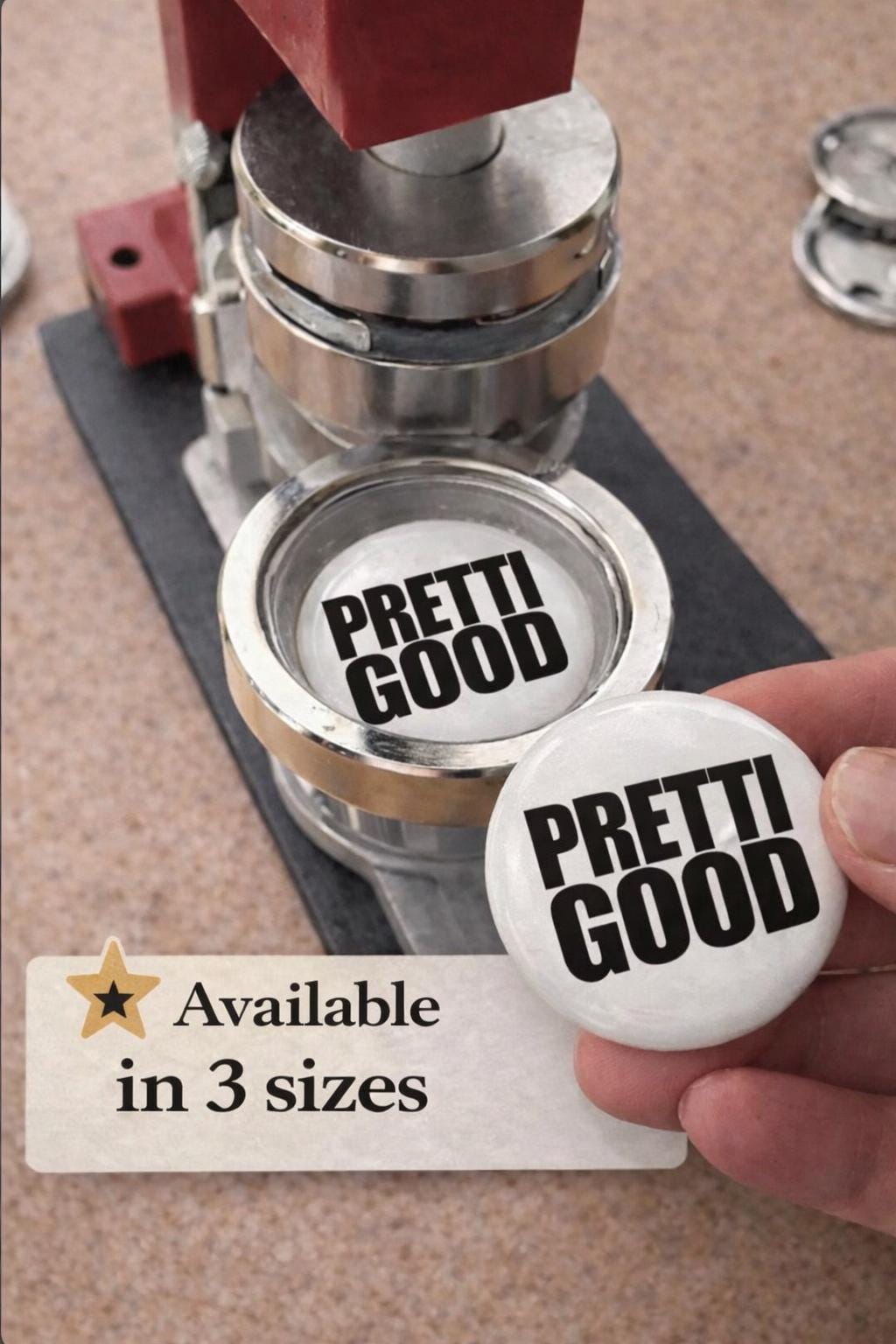 Pretti Good pin Anti ICE button | Protest Button