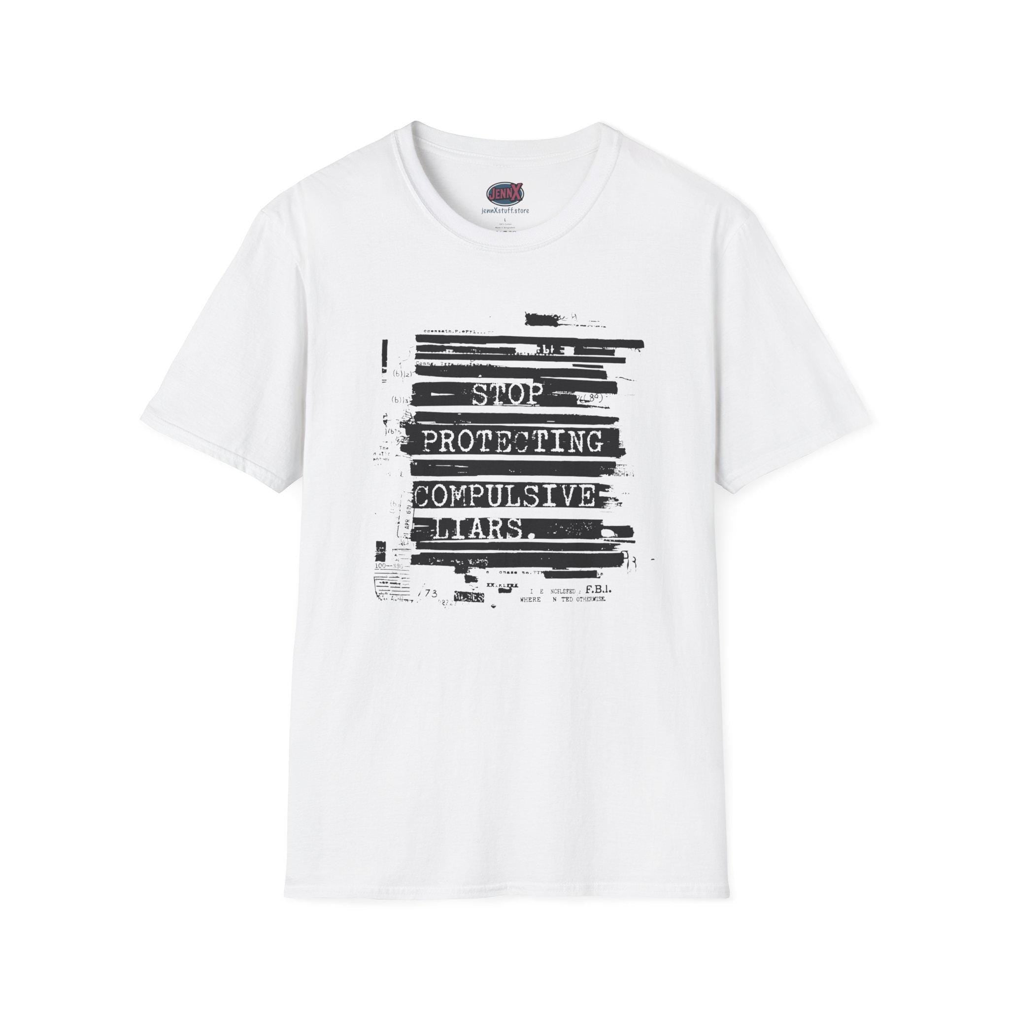 Trump-Epstein Files shirt Stop Protecting Compulsive Liars T-Shirt