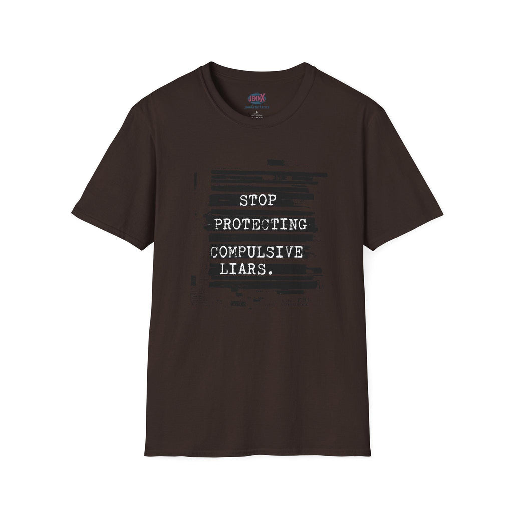 Trump-Epstein Files shirt Stop Protecting Compulsive Liars T-Shirt