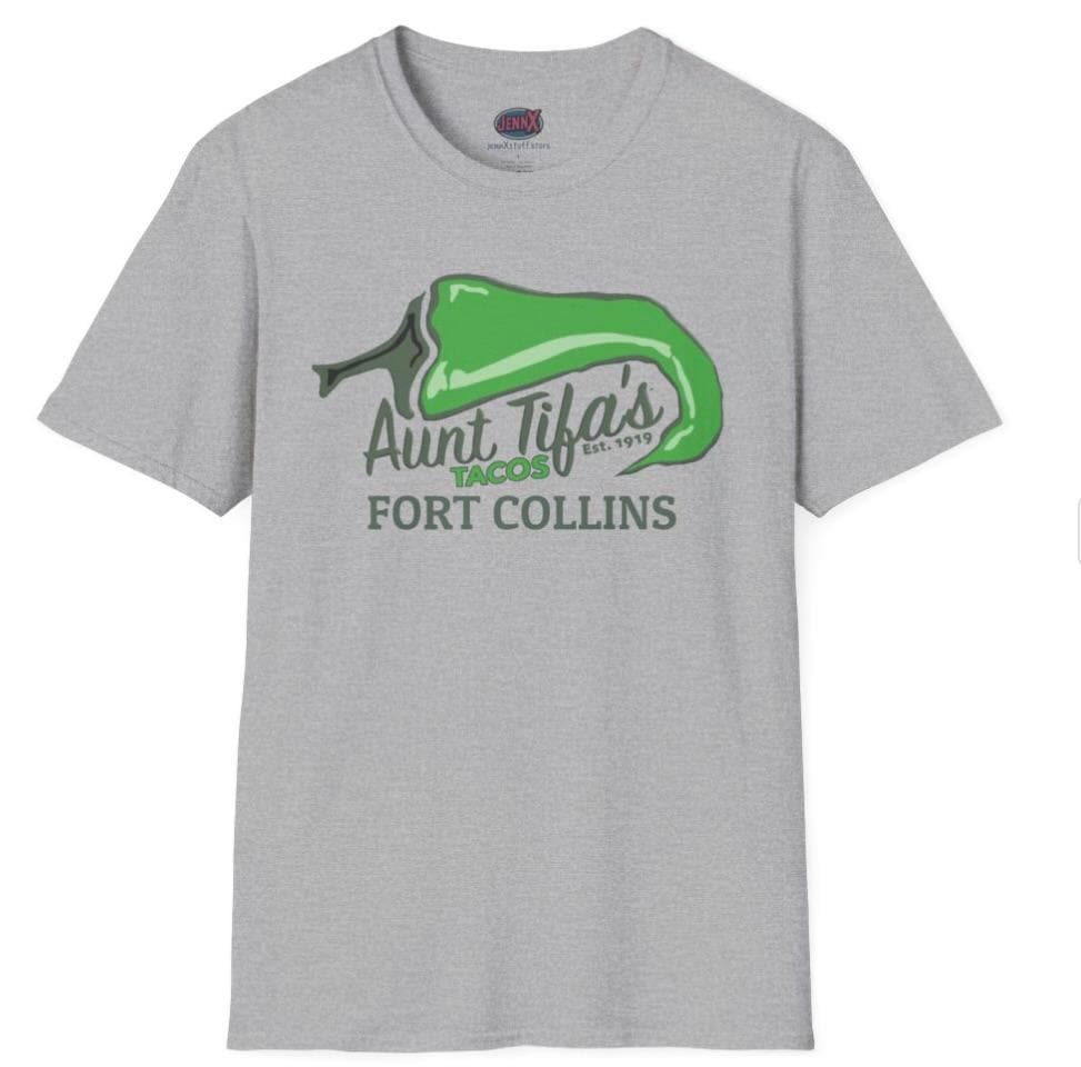 Personalized Anti-Trump Aunt Tifa's Tacos Tee - TACO Tuesday - Free Sticker!