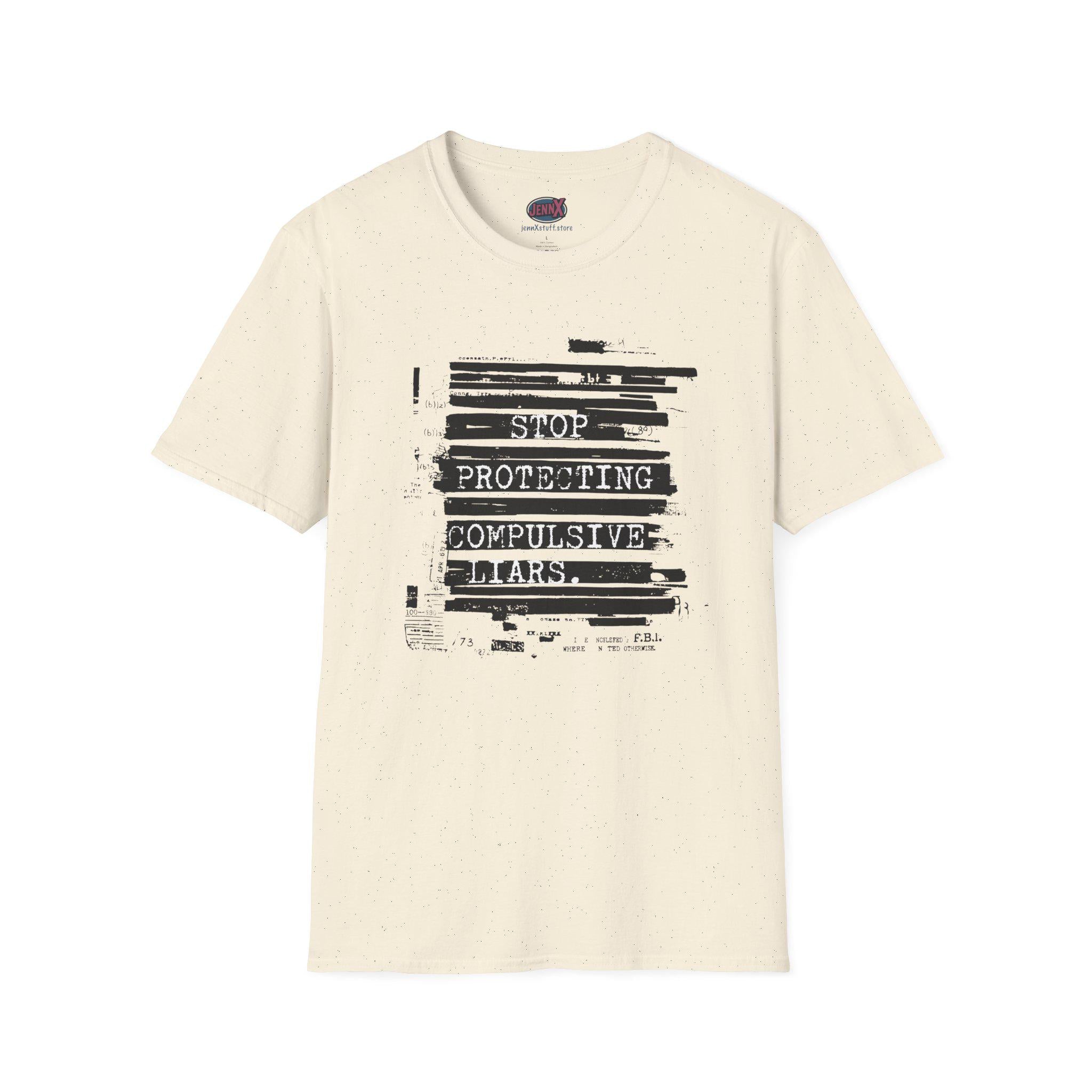 Trump-Epstein Files shirt Stop Protecting Compulsive Liars T-Shirt