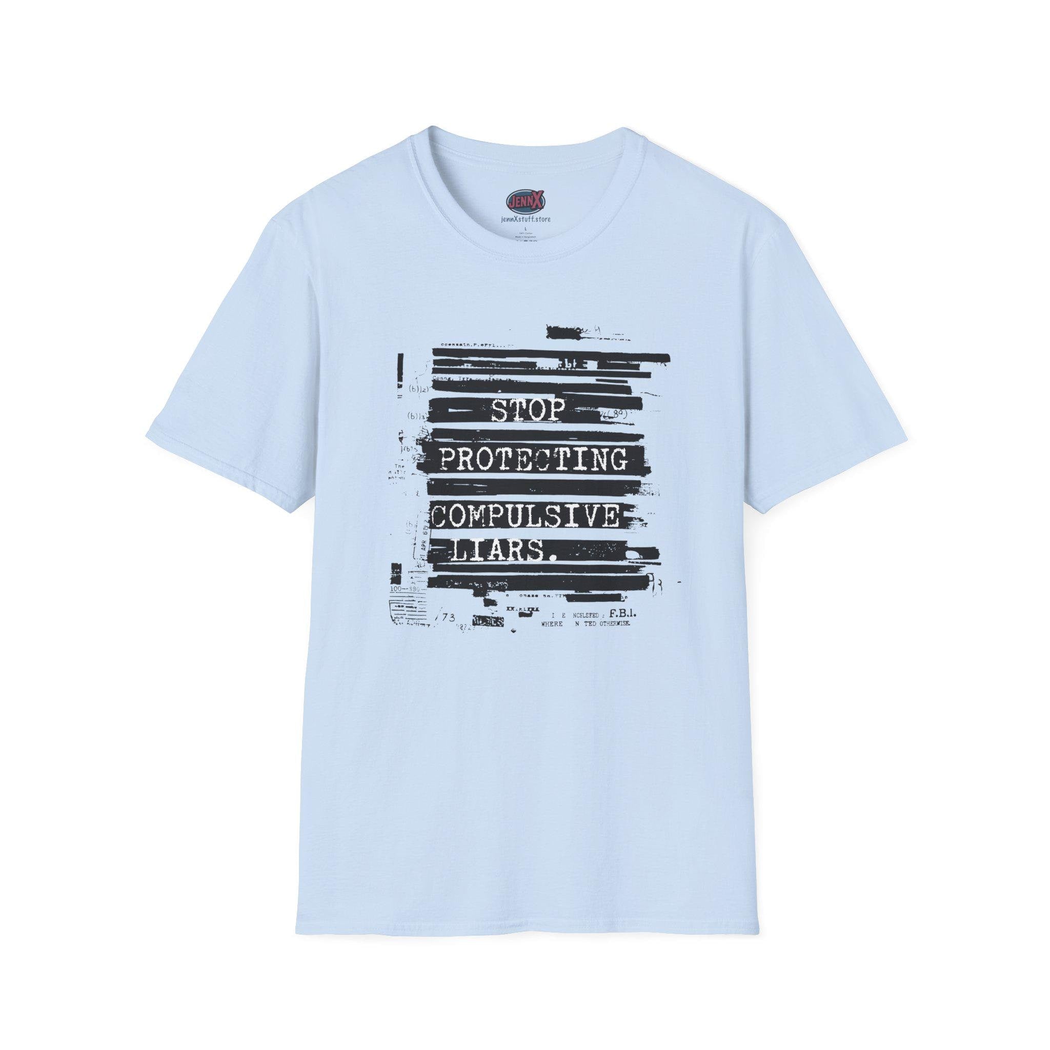 Trump-Epstein Files shirt Stop Protecting Compulsive Liars T-Shirt